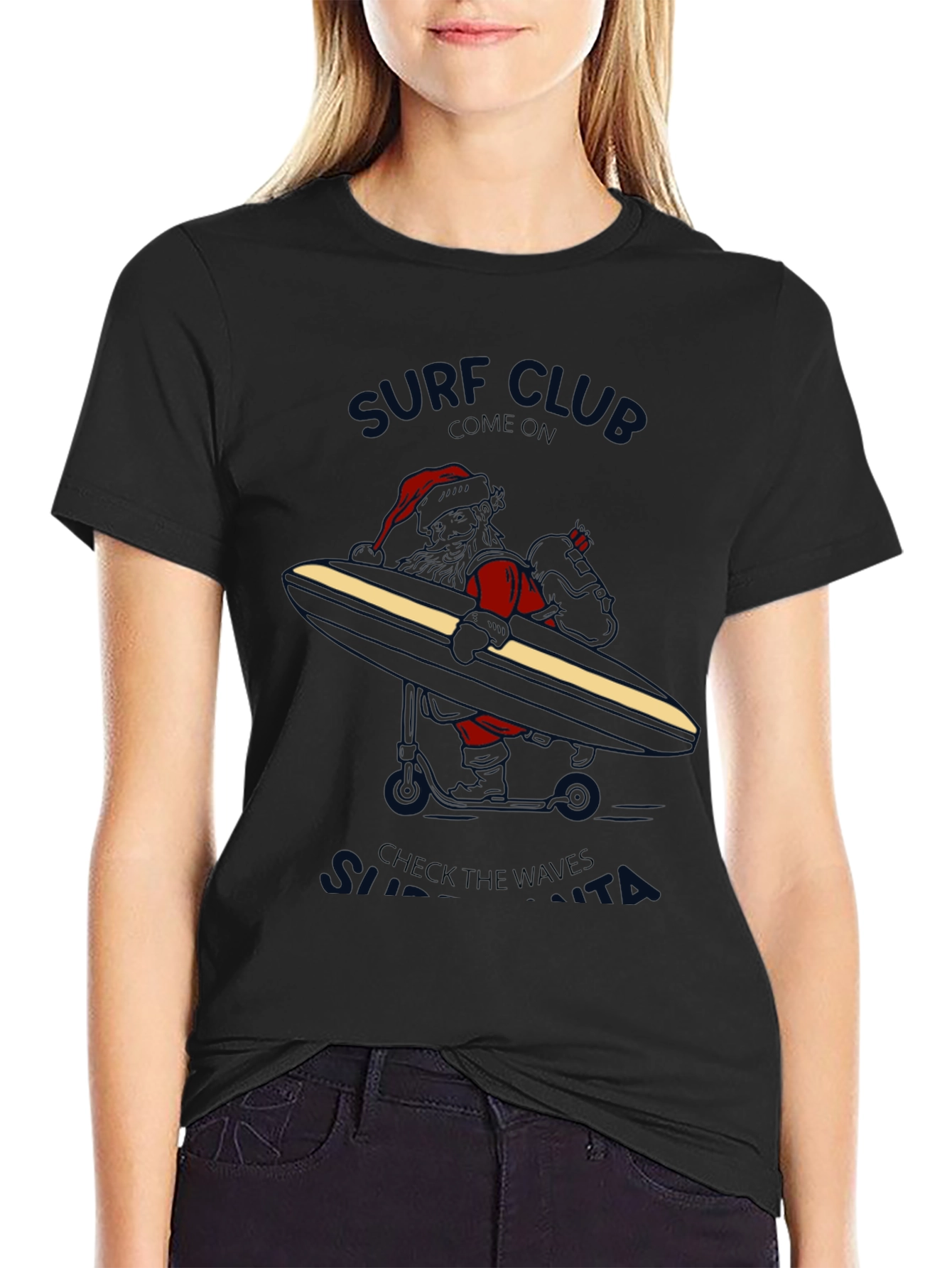 Surf Club Santa T-Shirt