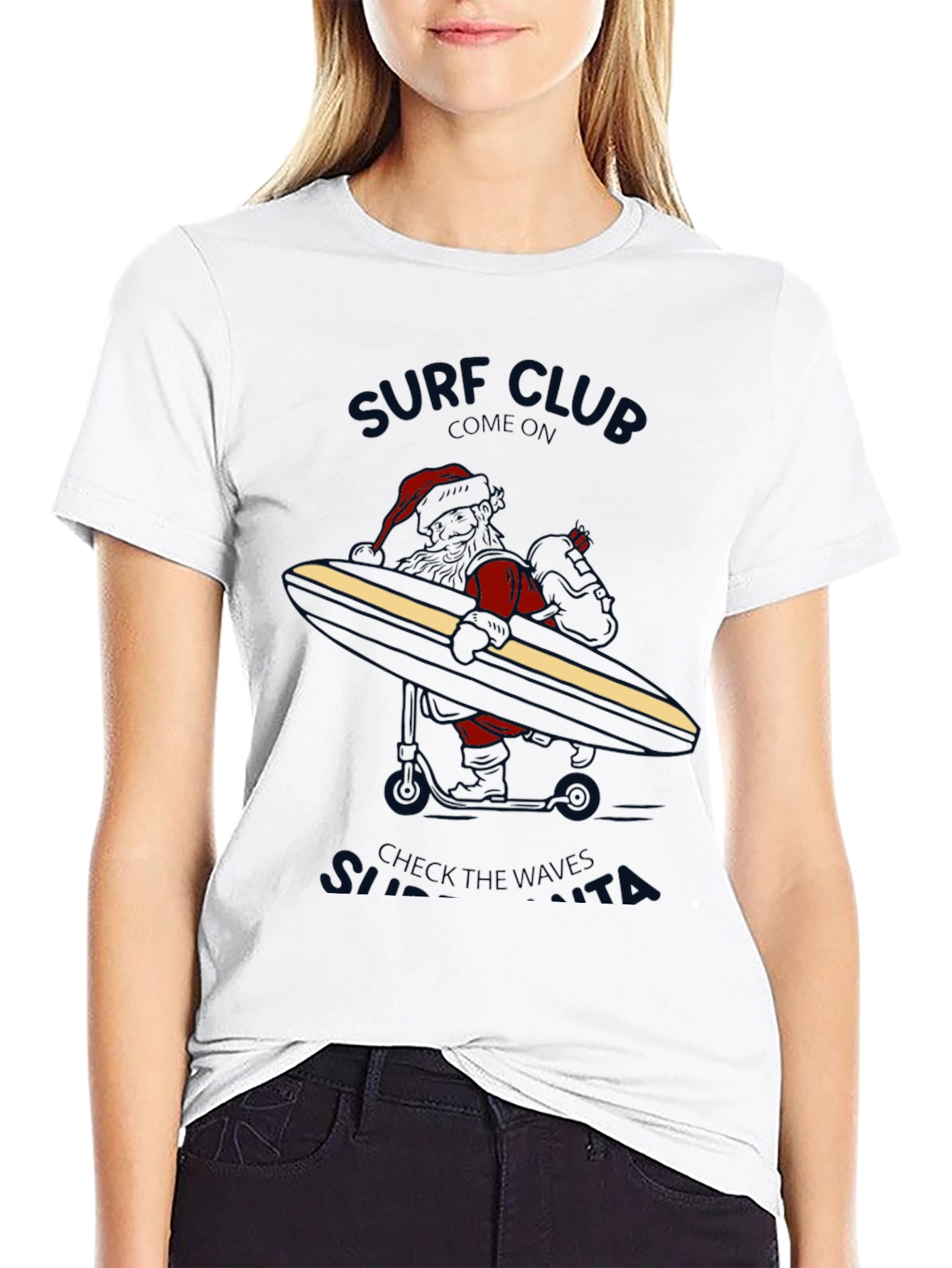 Surf Club Santa T-Shirt
