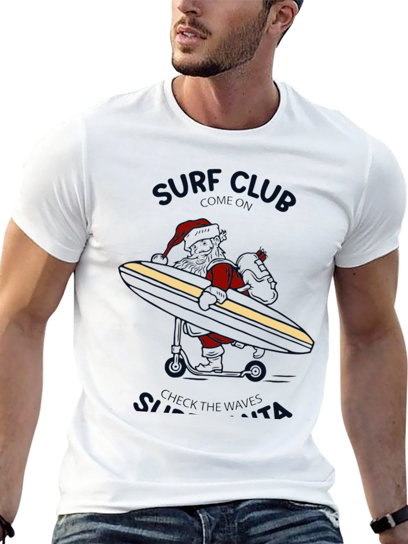 Surf Club Santa T-Shirt