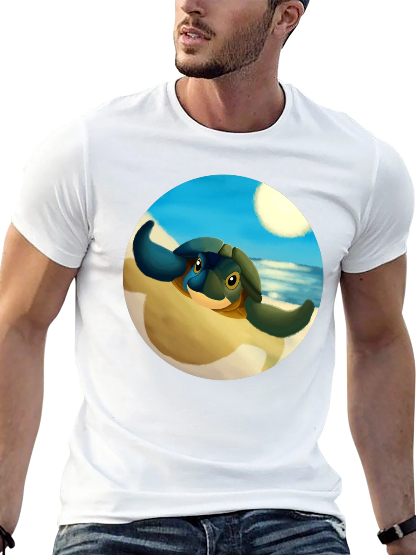 Cute Turtle Graphic Tee