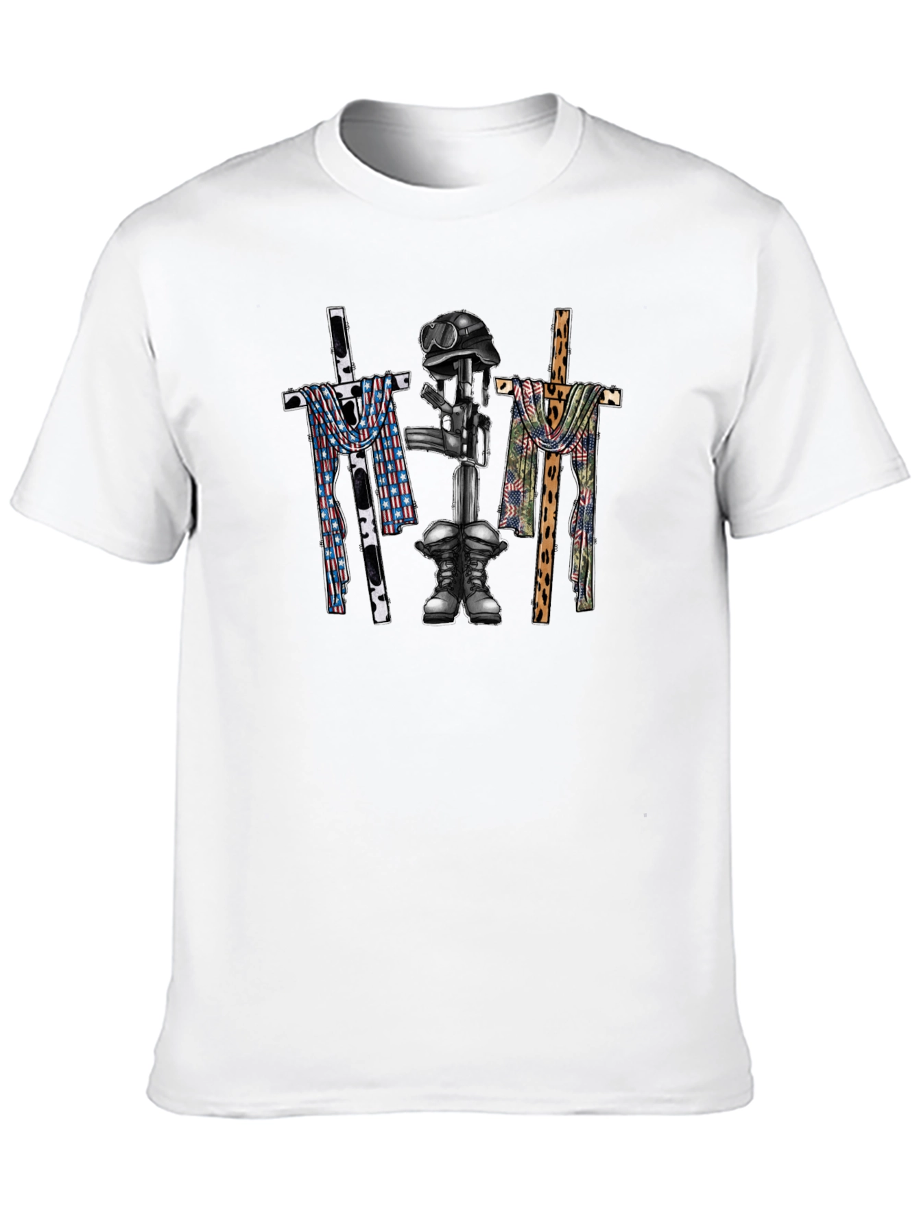 Patriotic Military Tribute T-Shirt