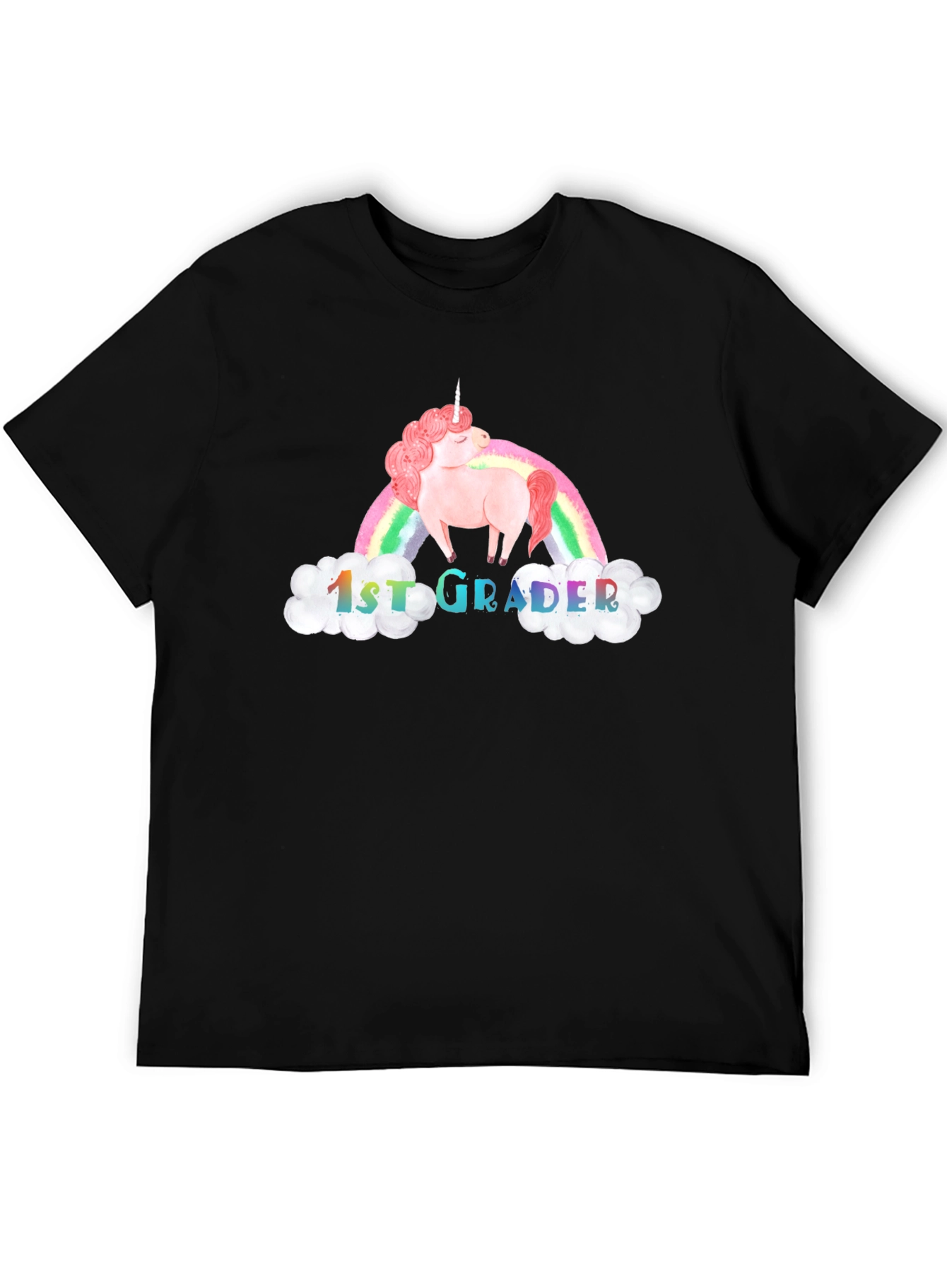 1st Grader Unicorn Rainbow T-Shirt