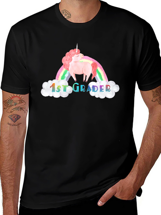 1st Grader Unicorn Rainbow T-Shirt