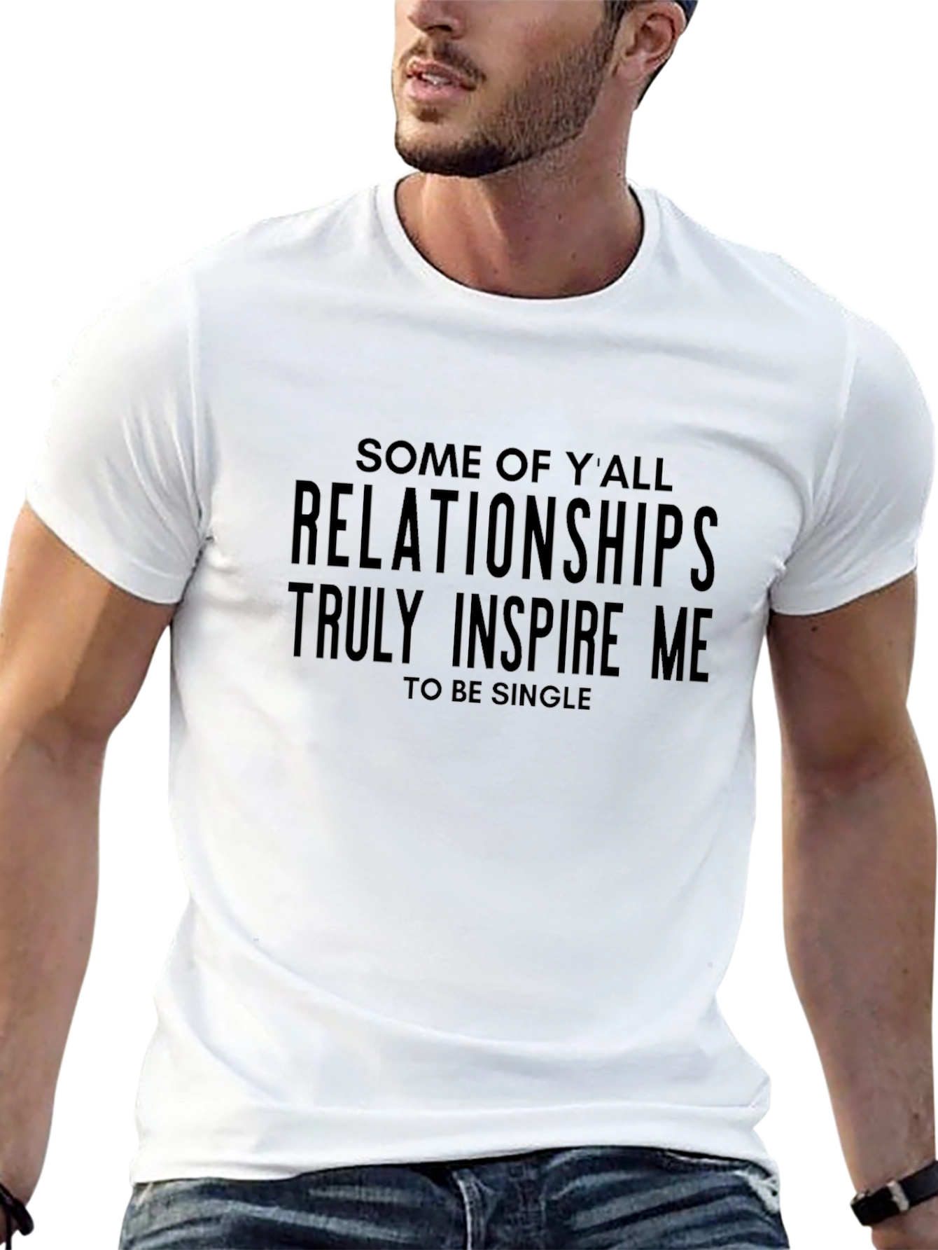 Relationships Inspire Me Tee - Funny Single Life Shirt