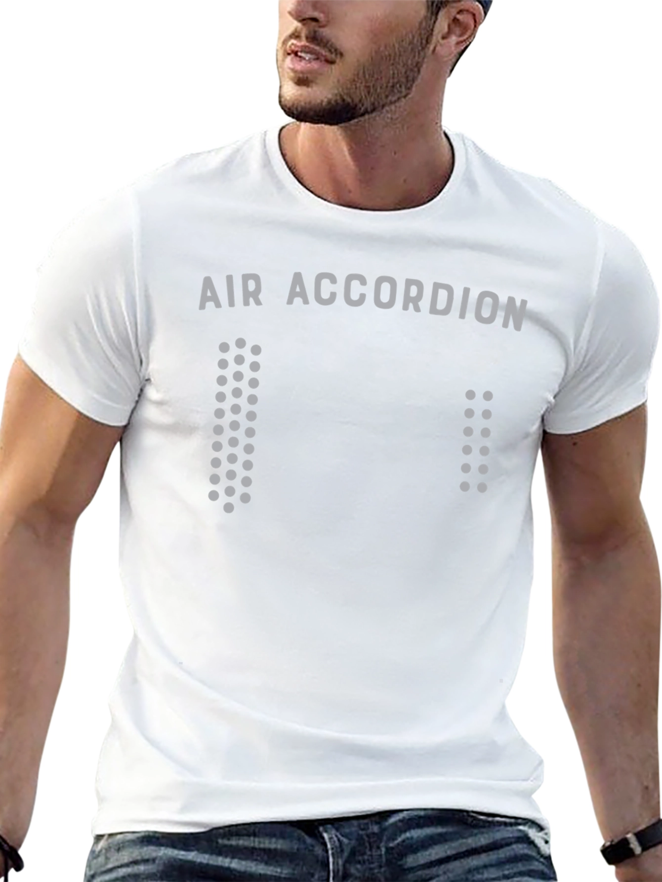 Air Accordion Black Graphic Tee