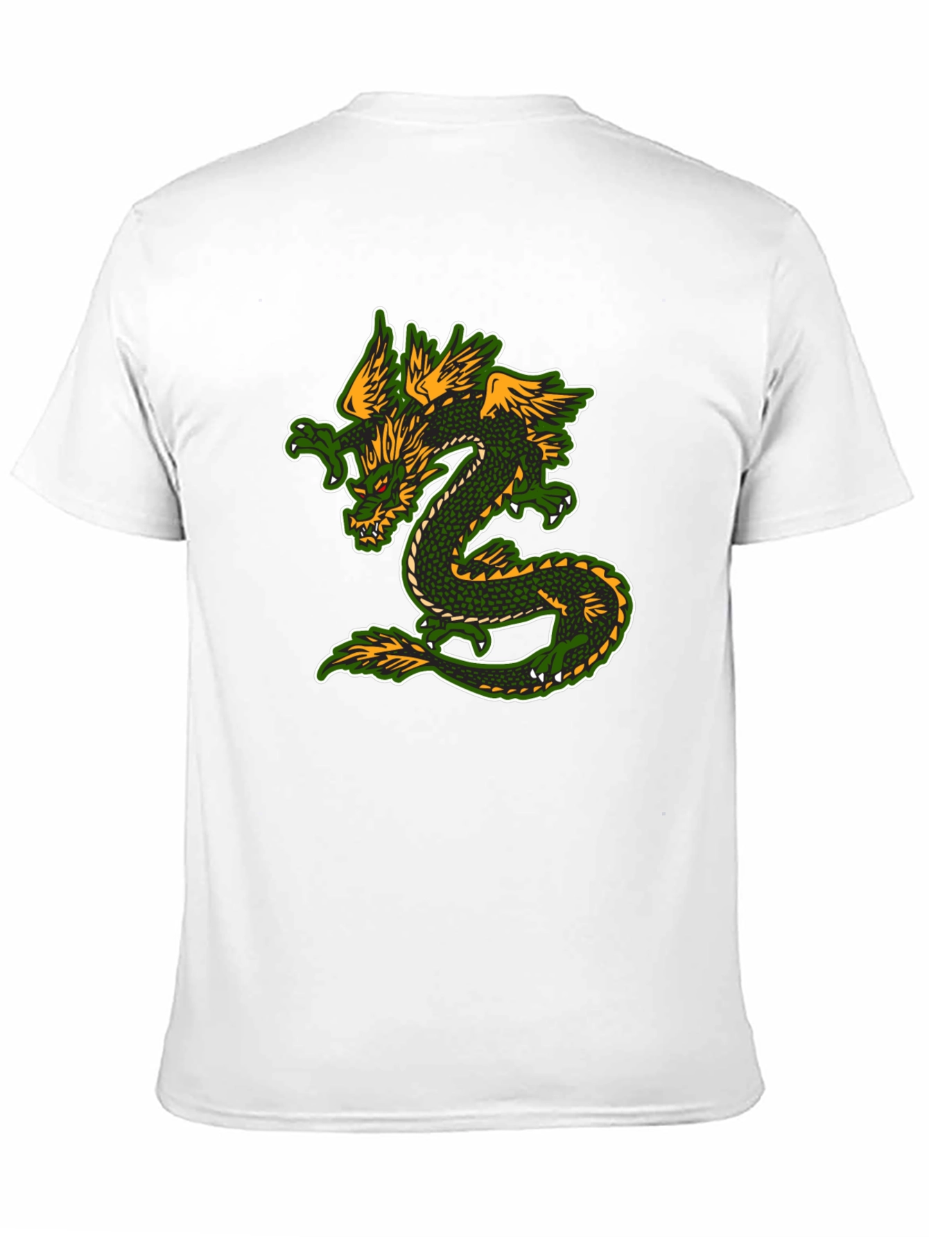 Dragon Graphic T-Shirt - Black Cotton Blend Tee
