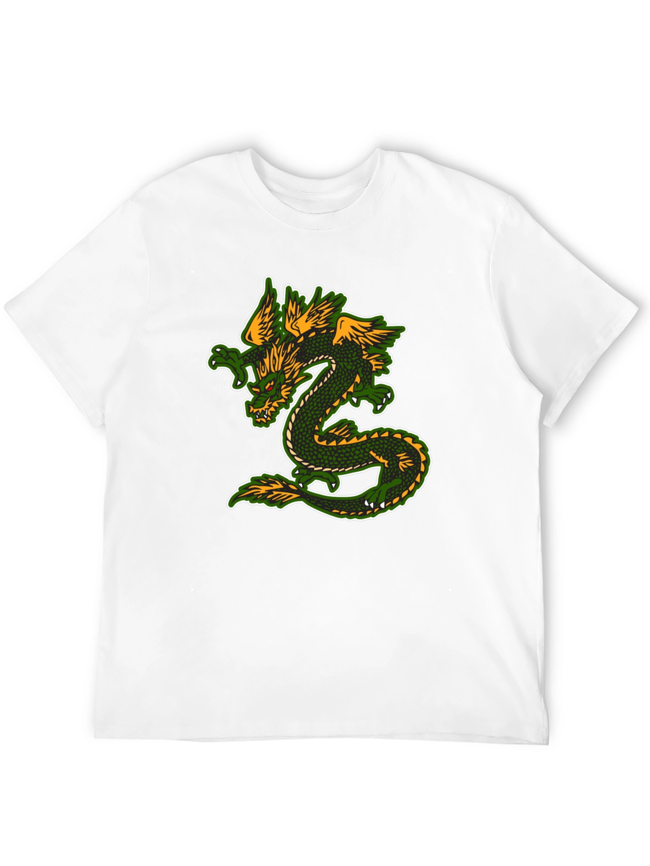Dragon Graphic T-Shirt - Black Cotton Blend Tee