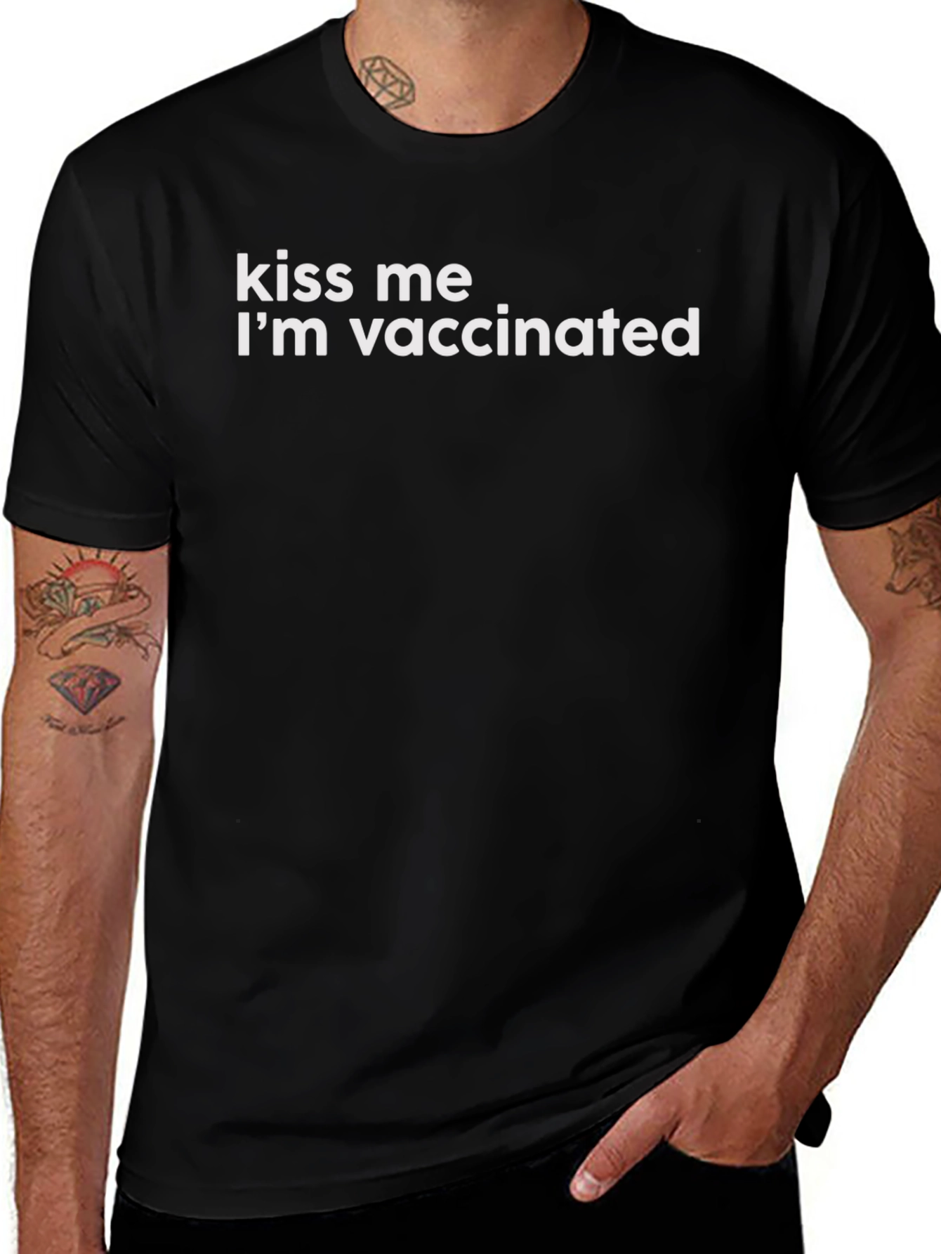 Kiss Me Im Vaccinated T-Shirt