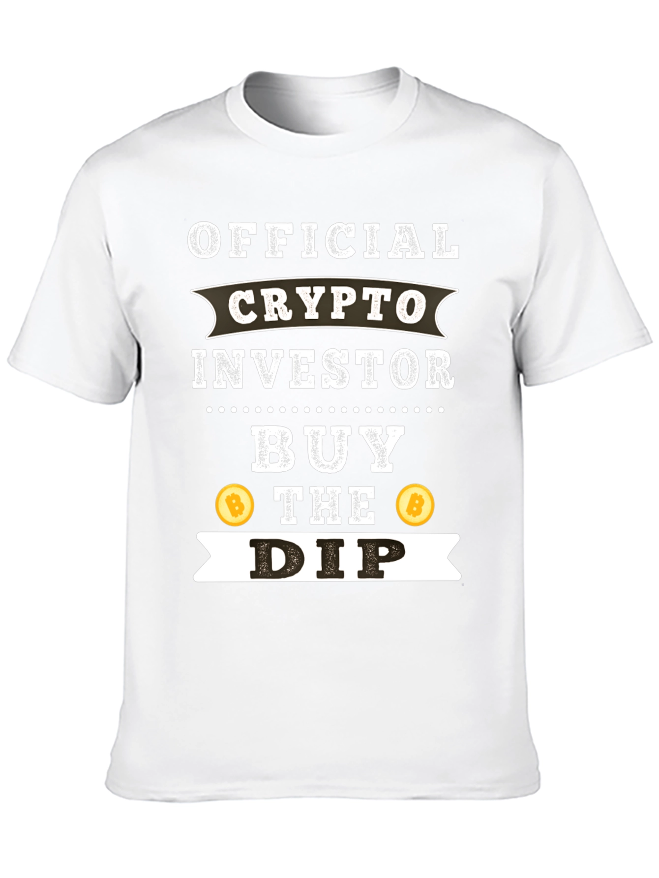 Crypto Investor Black T-Shirt - Buy The Dip