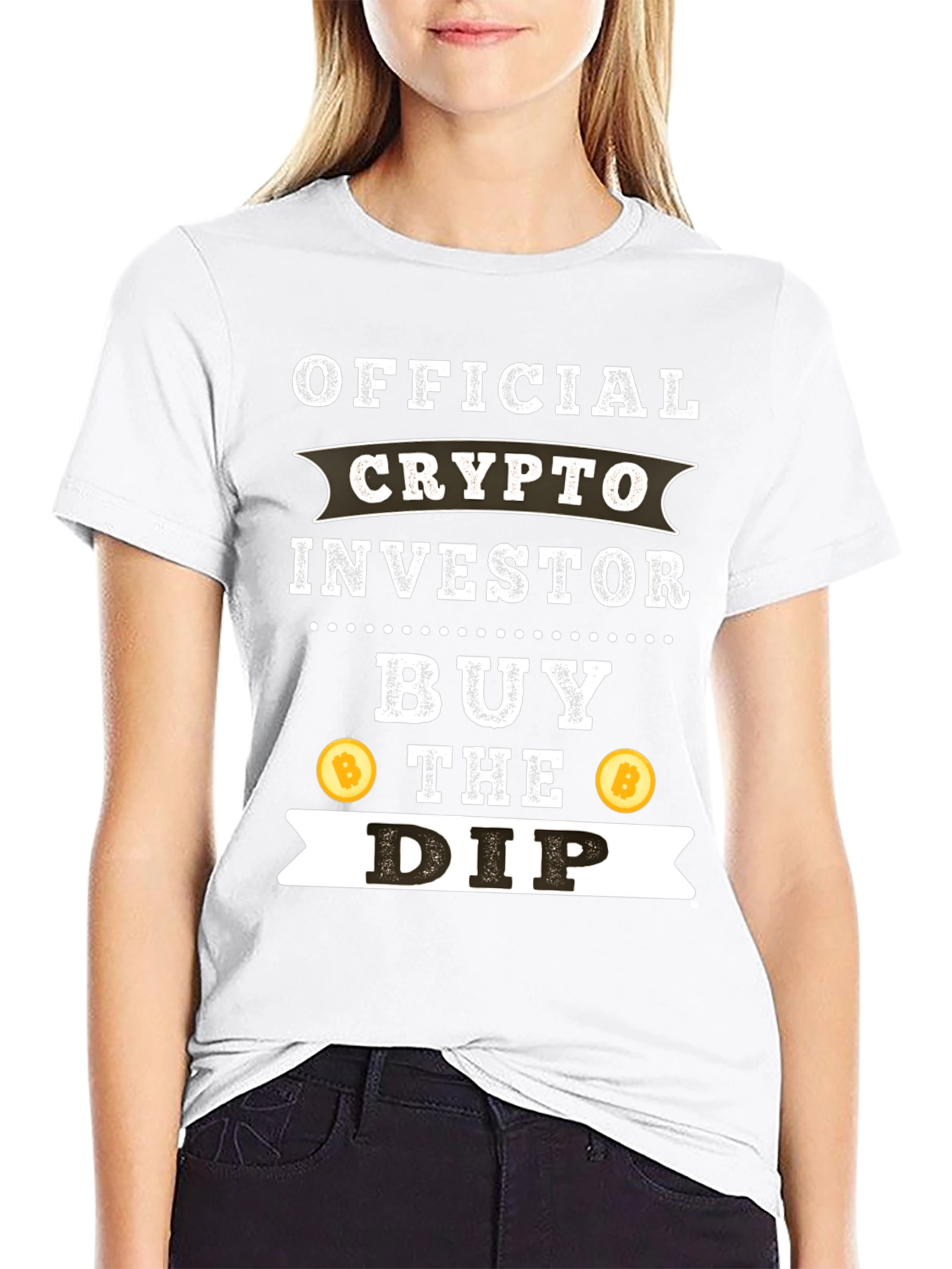Crypto Investor Black T-Shirt - Buy The Dip
