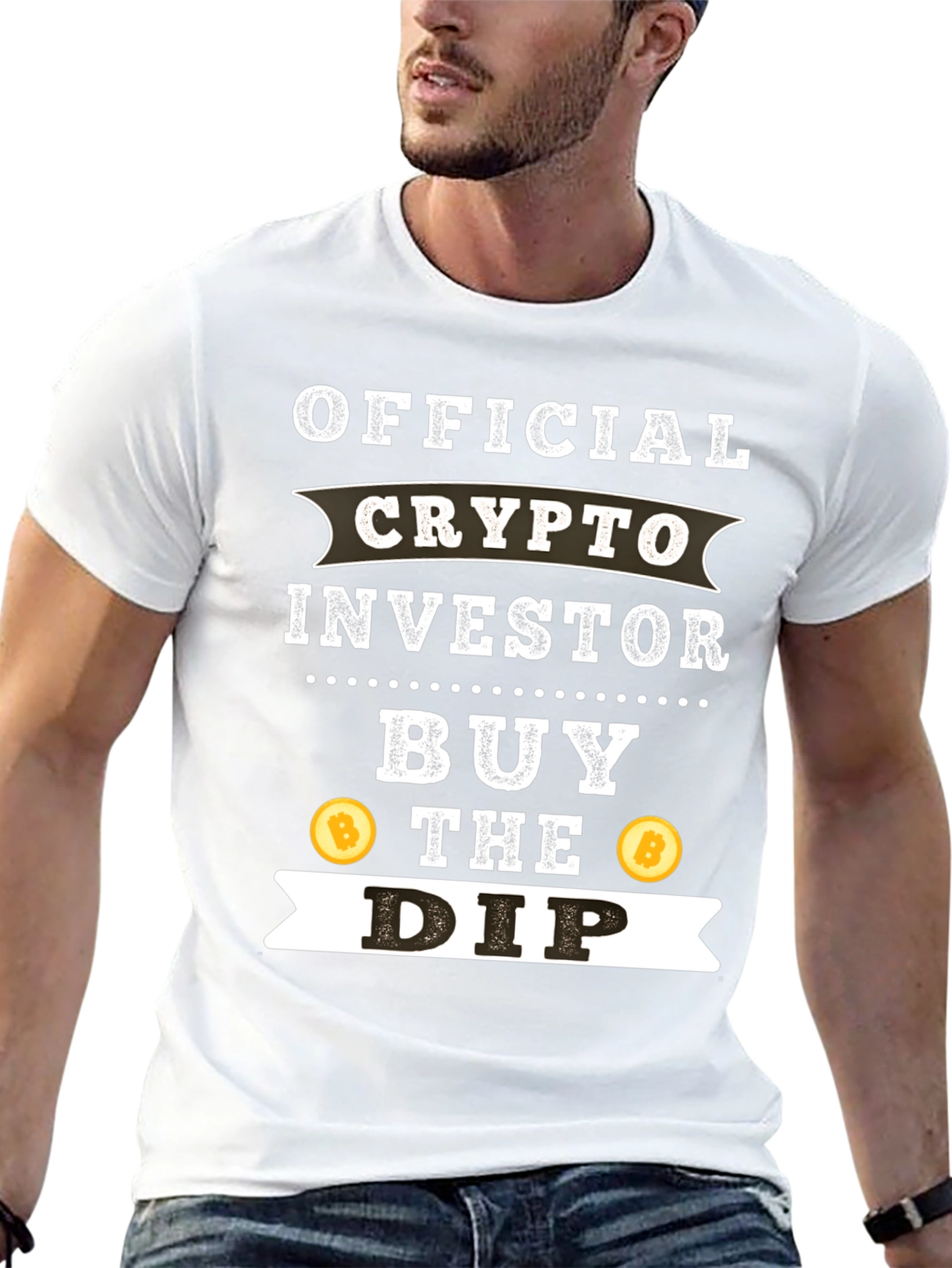 Crypto Investor Black T-Shirt - Buy The Dip