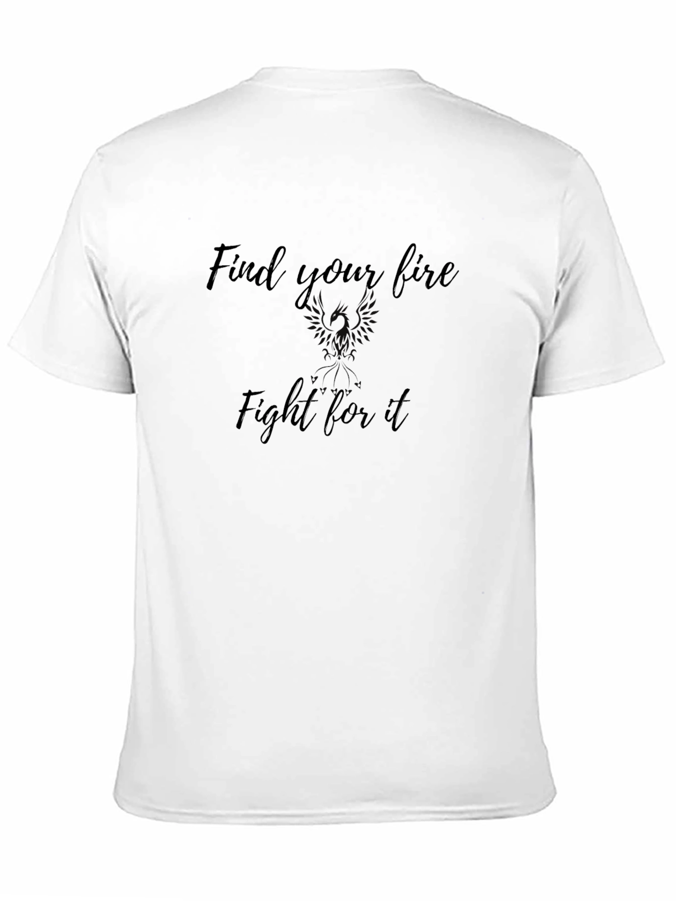 Motivational Find Your Fire Black T-Shirt