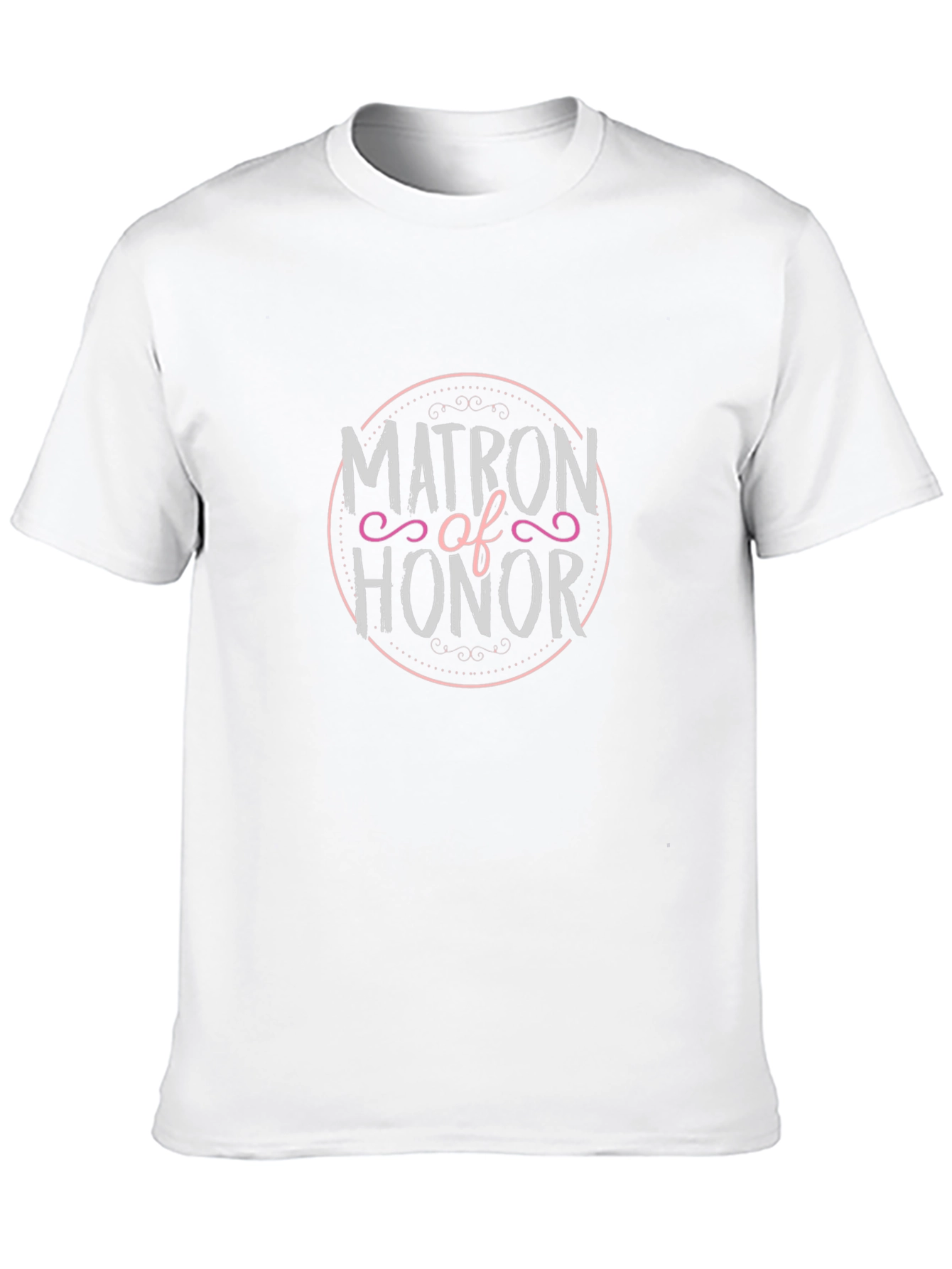 Matron of Honor Crew T-Shirt - Black