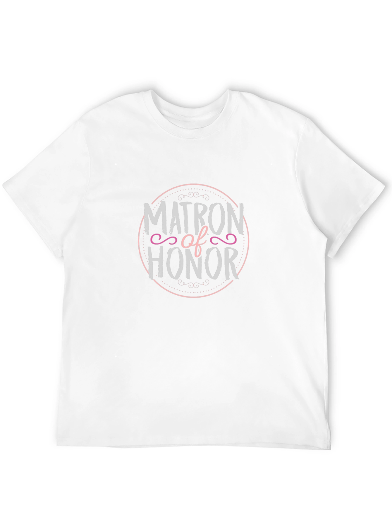 Matron of Honor Crew T-Shirt - Black