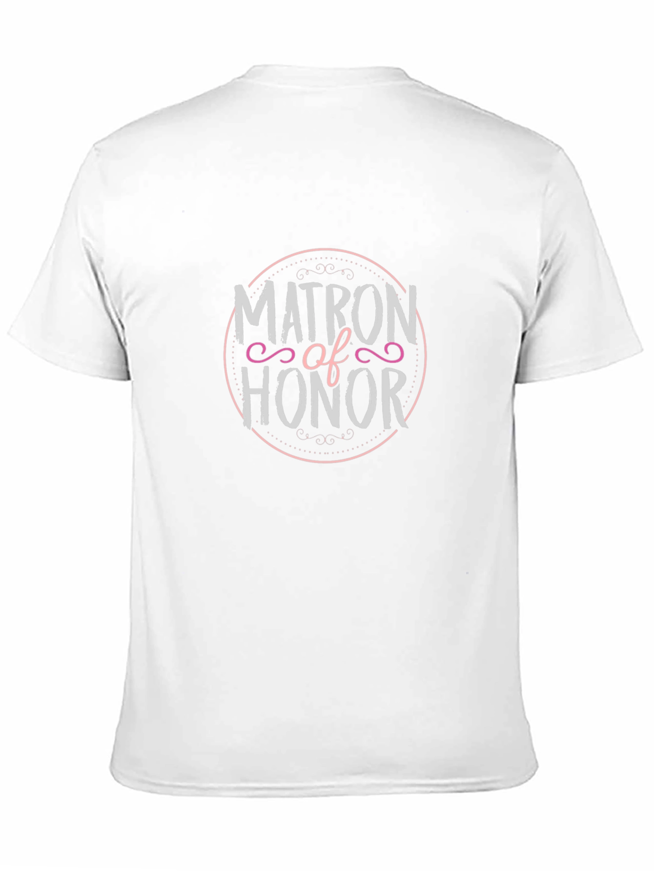 Matron of Honor Crew T-Shirt - Black