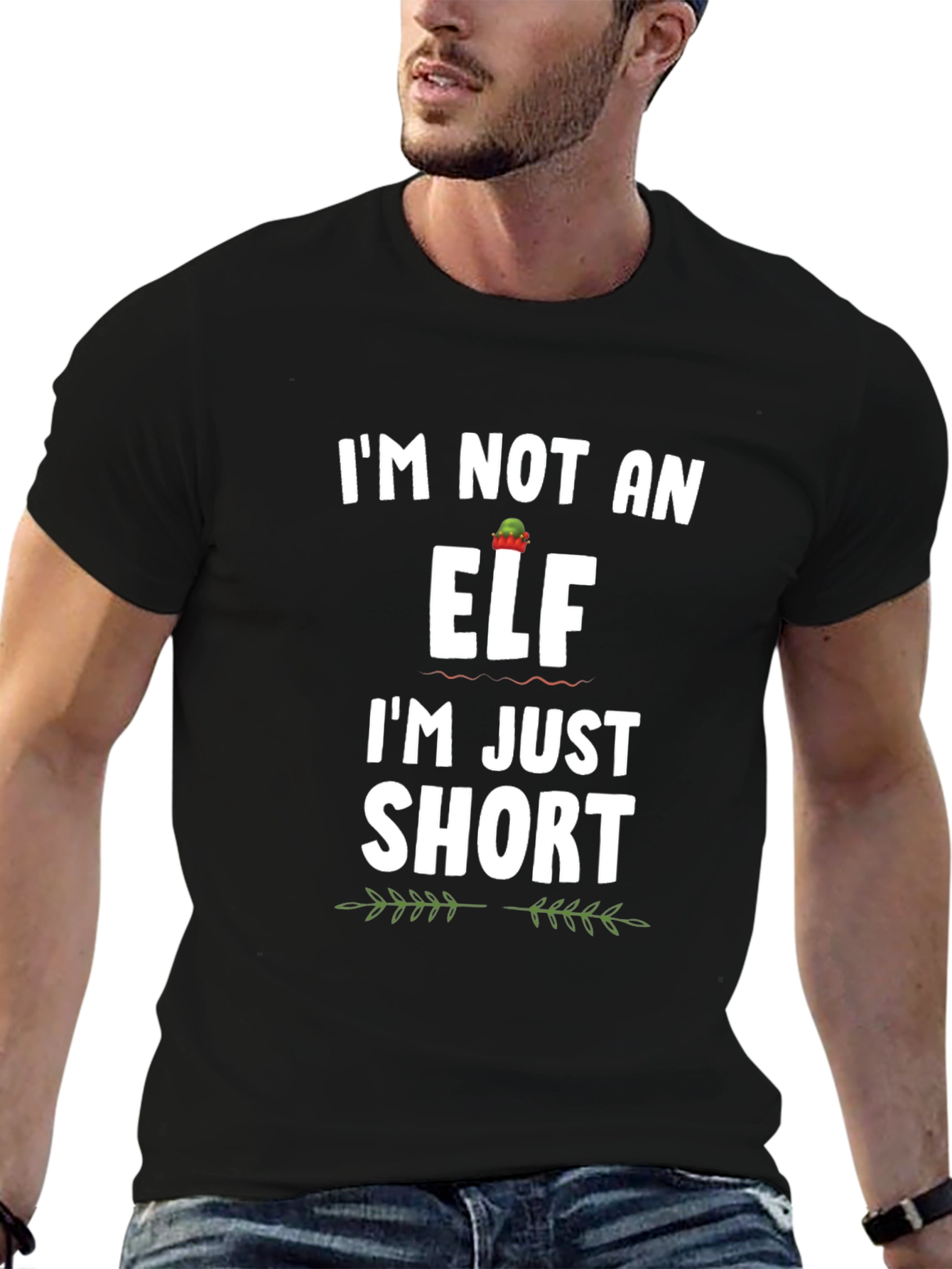 Funny Short Elf Christmas T-Shirt