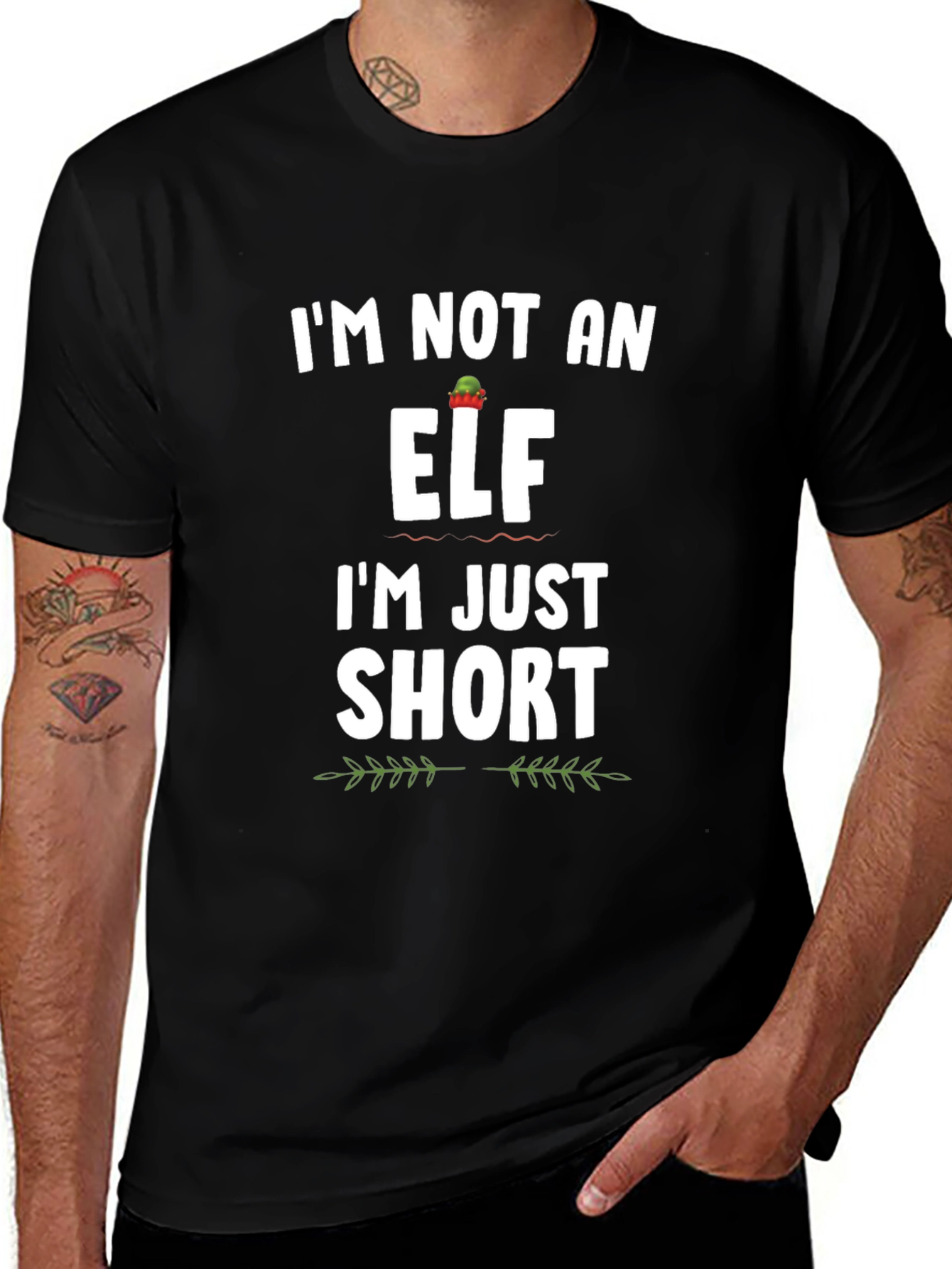 Funny Short Elf Christmas T-Shirt