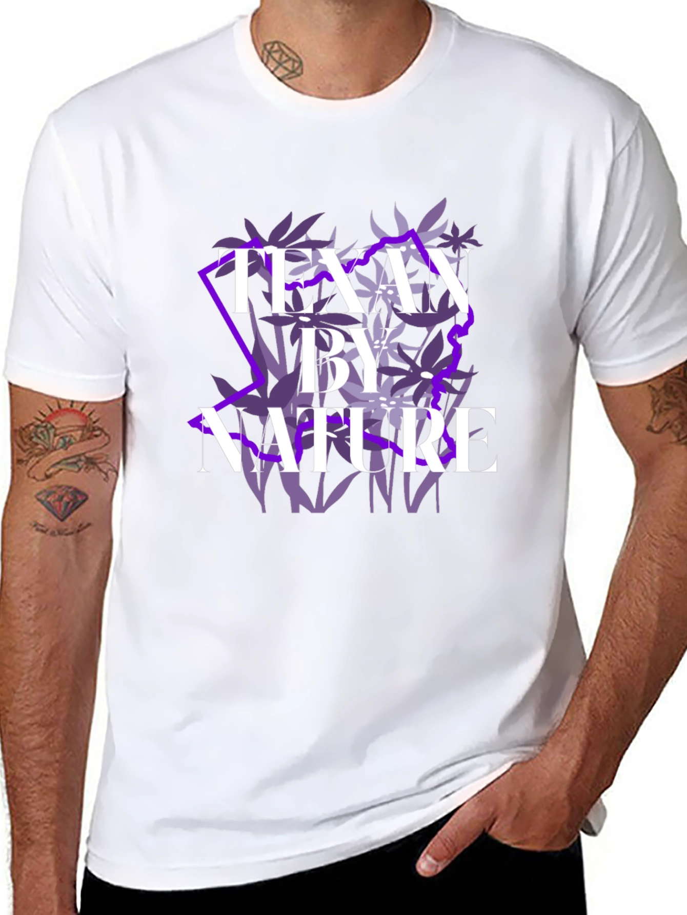 Texan by Nature Black Graphic Tee