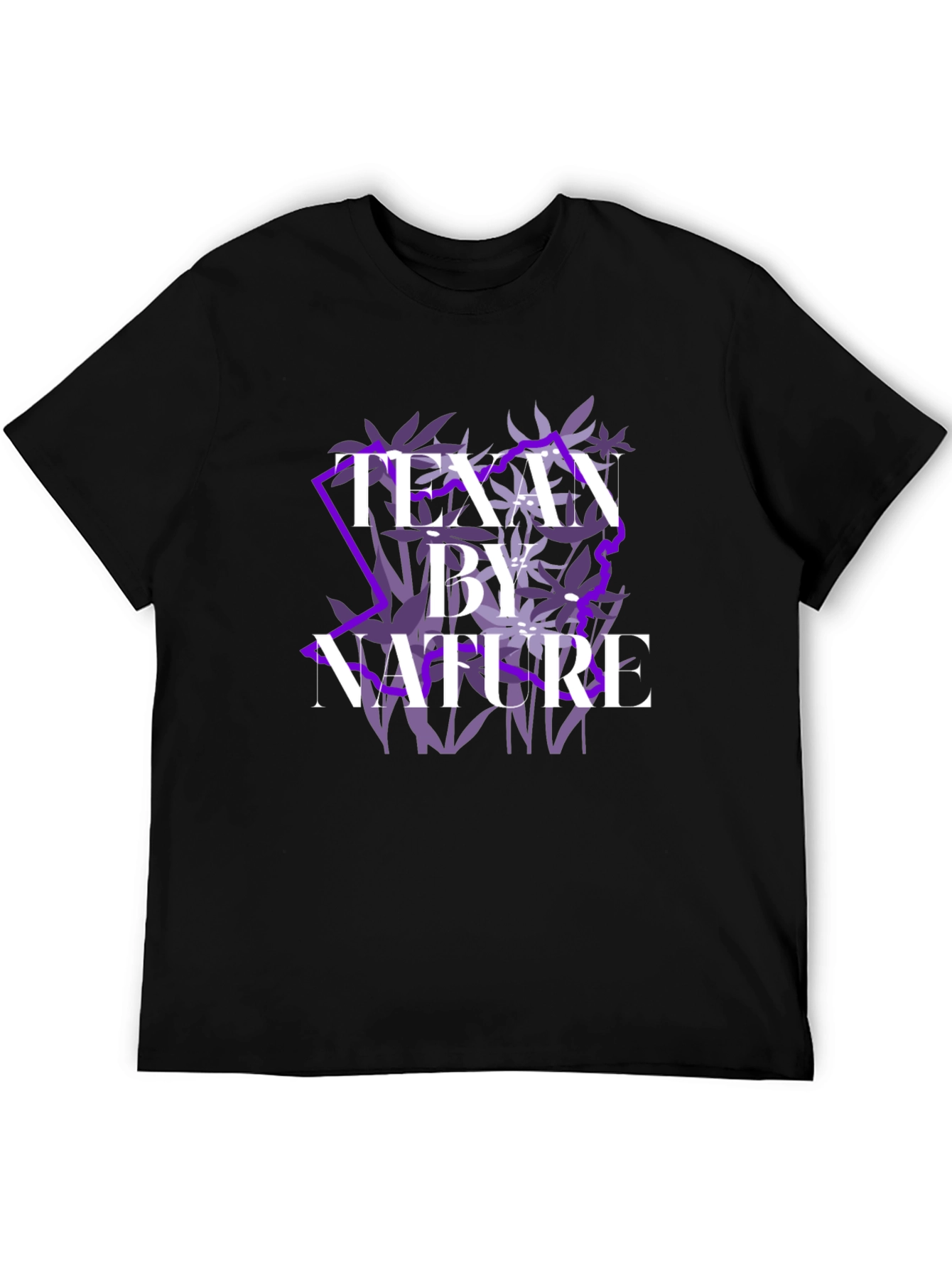 Texan by Nature Black Graphic Tee