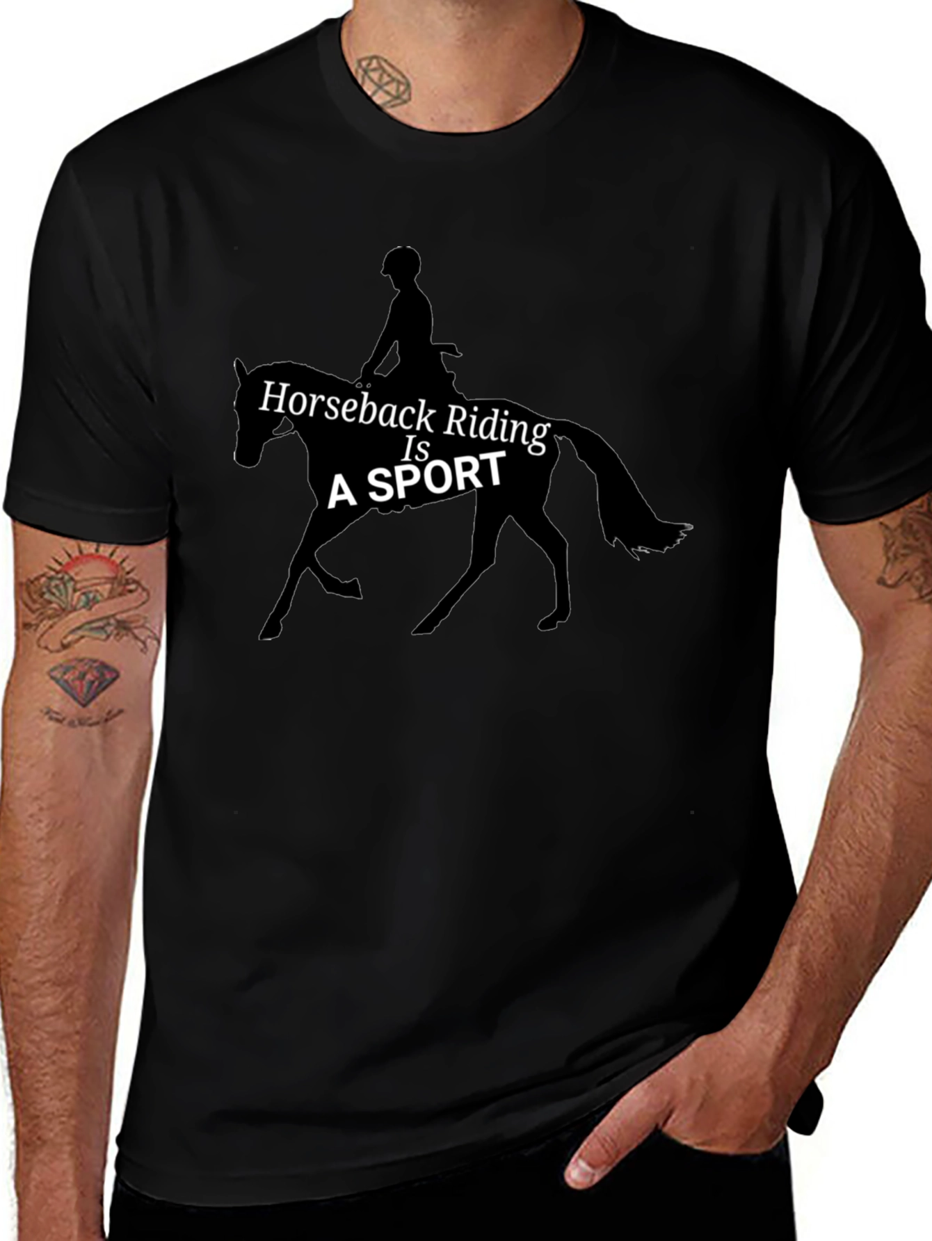 Horseback Riding Is A Sport Graphic T-Shirt