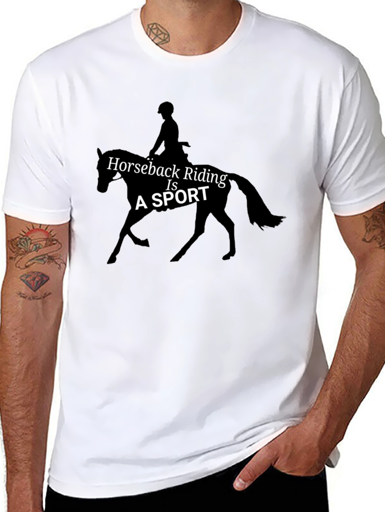 Horseback Riding Is A Sport Graphic T-Shirt