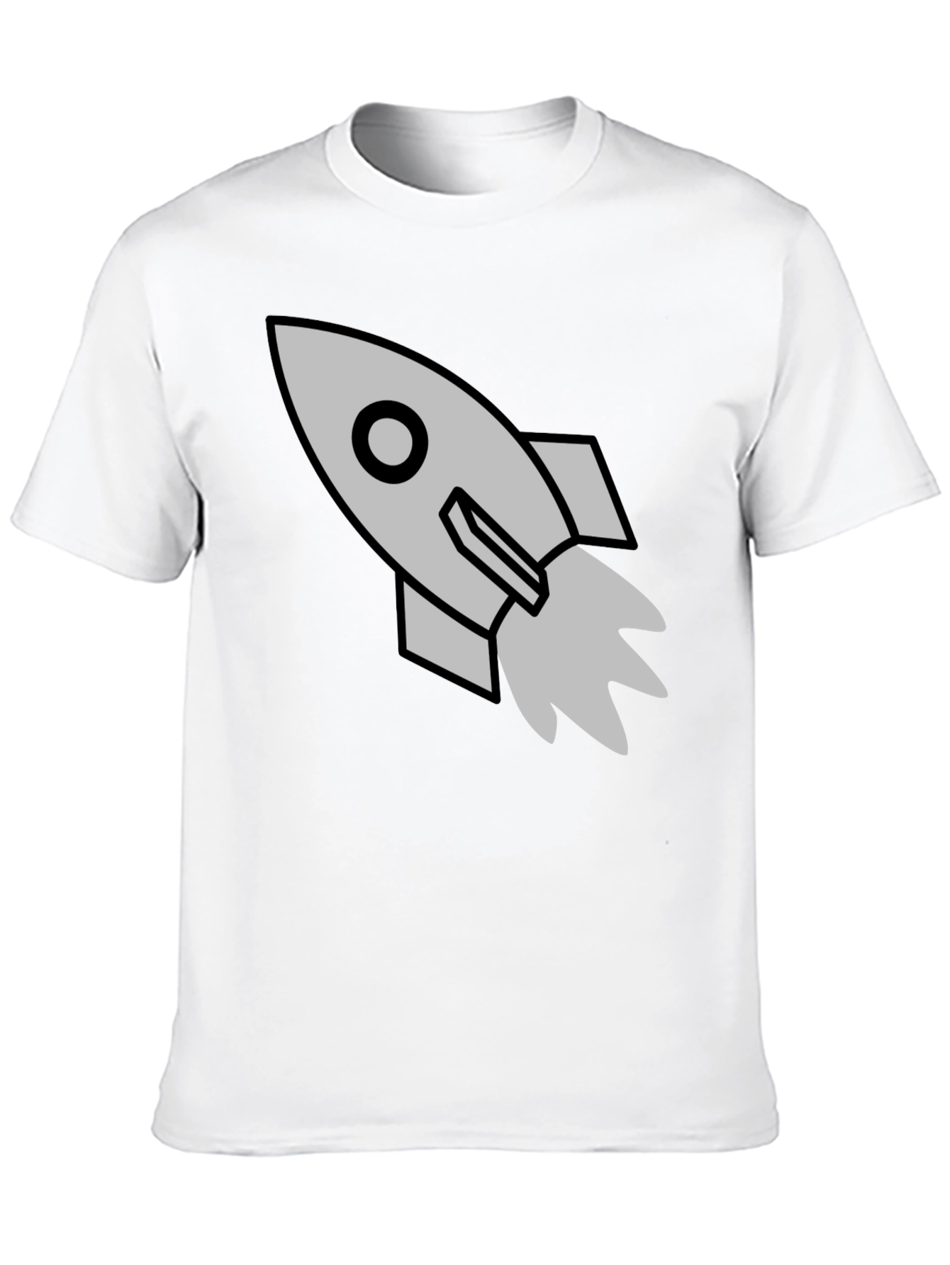 Rocket Graphic Black T-Shirt