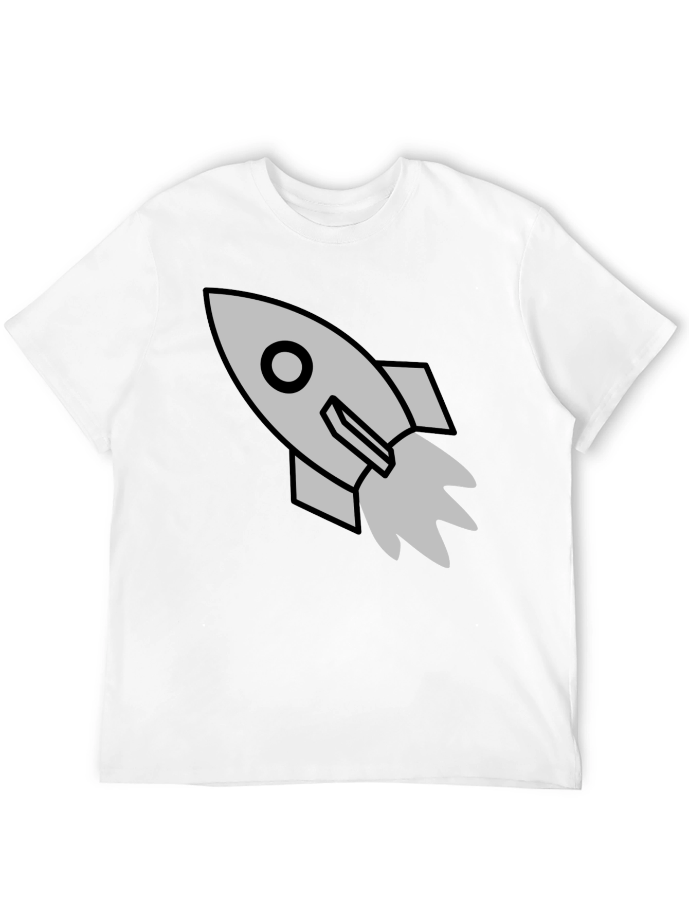 Rocket Graphic Black T-Shirt