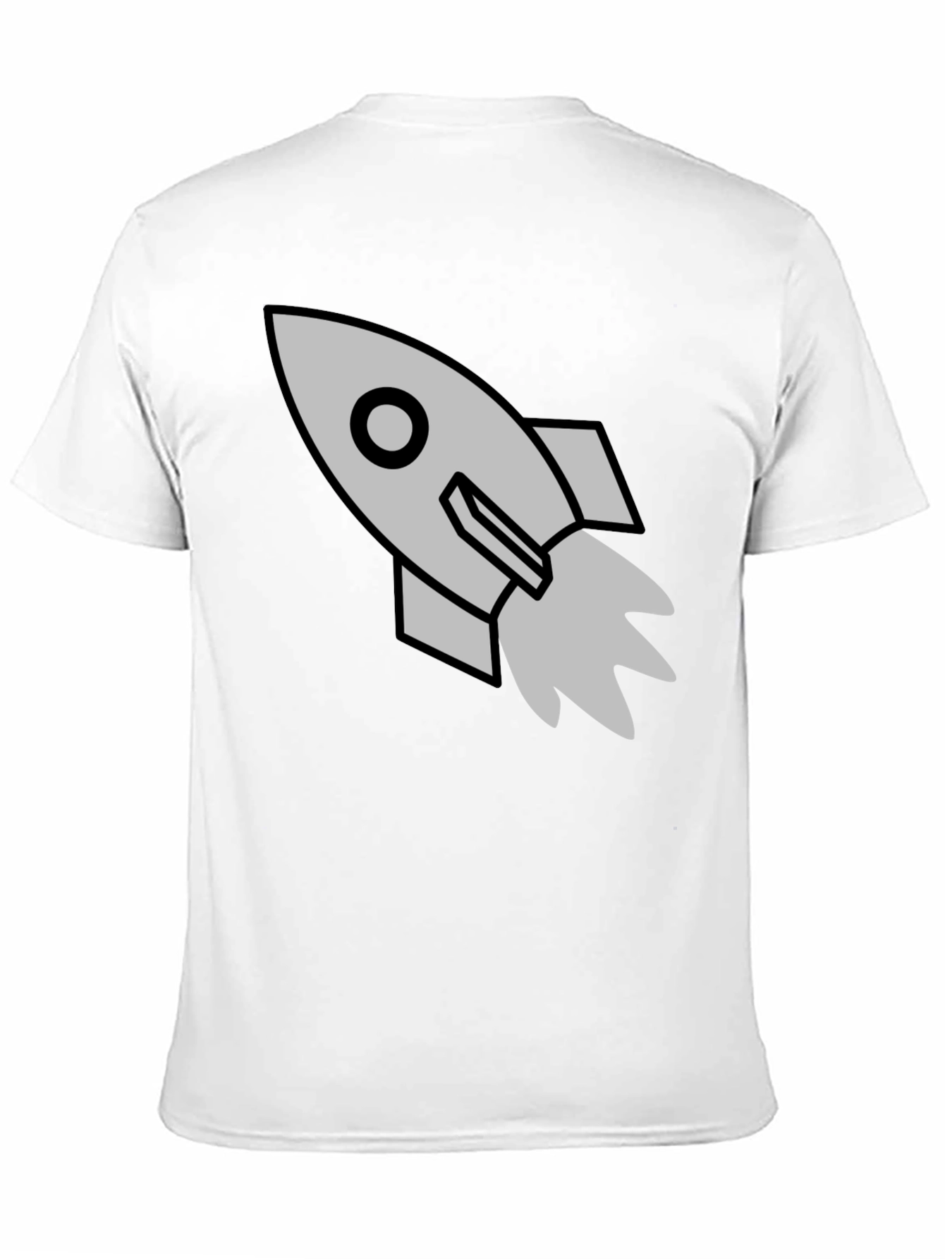 Rocket Graphic Black T-Shirt