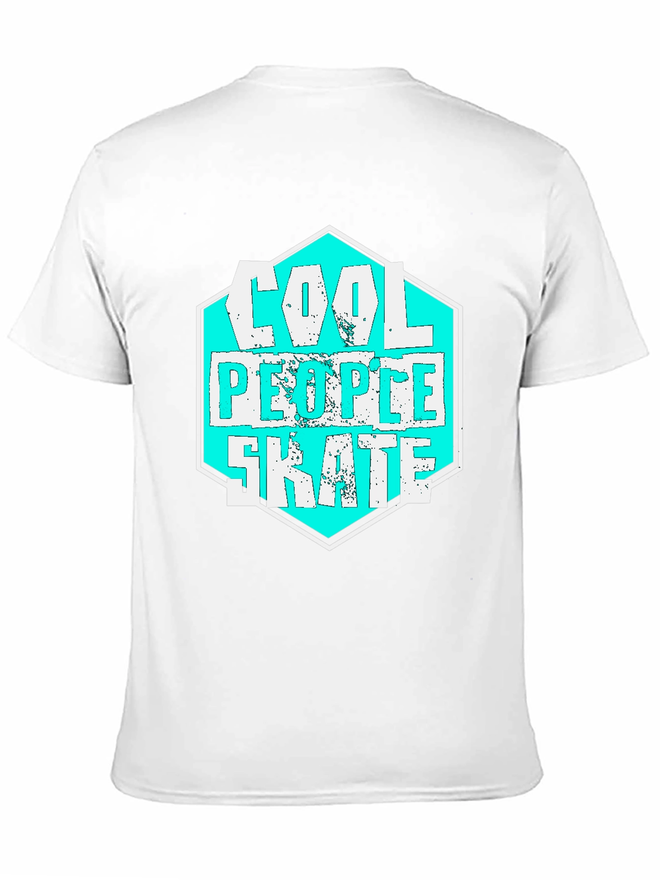 Cool People Skate T-Shirt - Black Cotton Tee