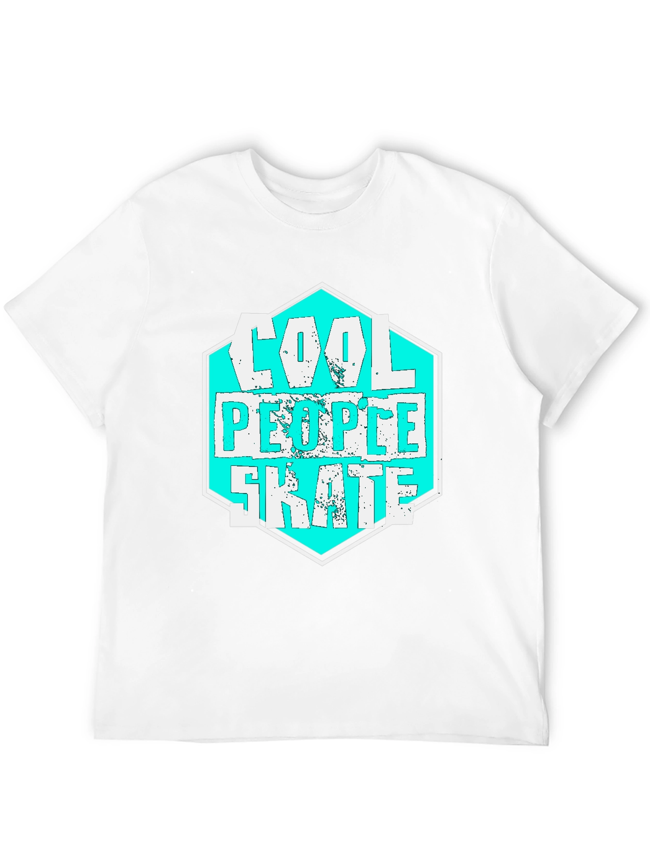 Cool People Skate T-Shirt - Black Cotton Tee
