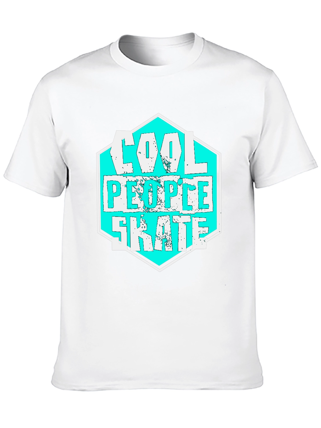Cool People Skate T-Shirt - Black Cotton Tee