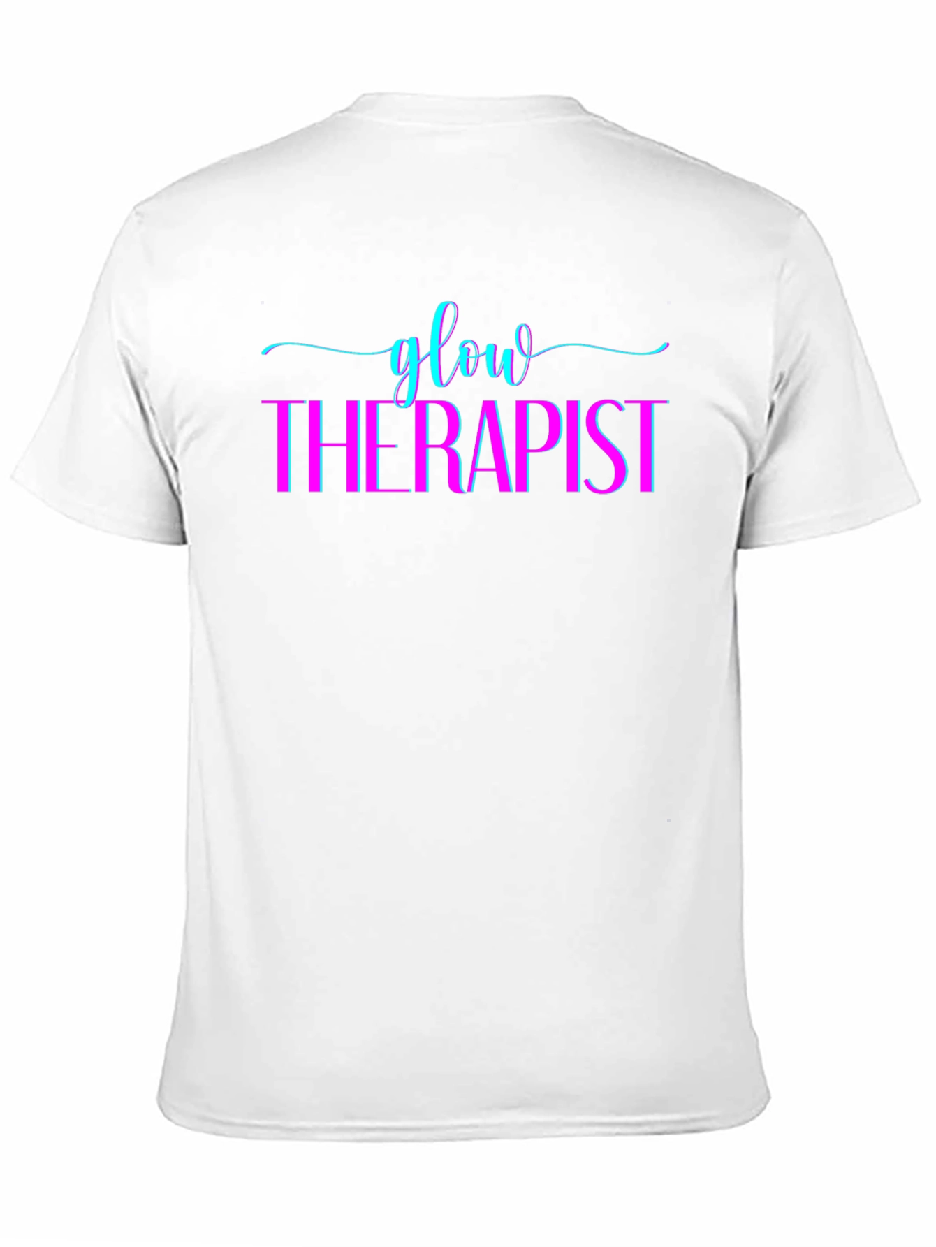 Glow Therapist Graphic Black T-Shirt