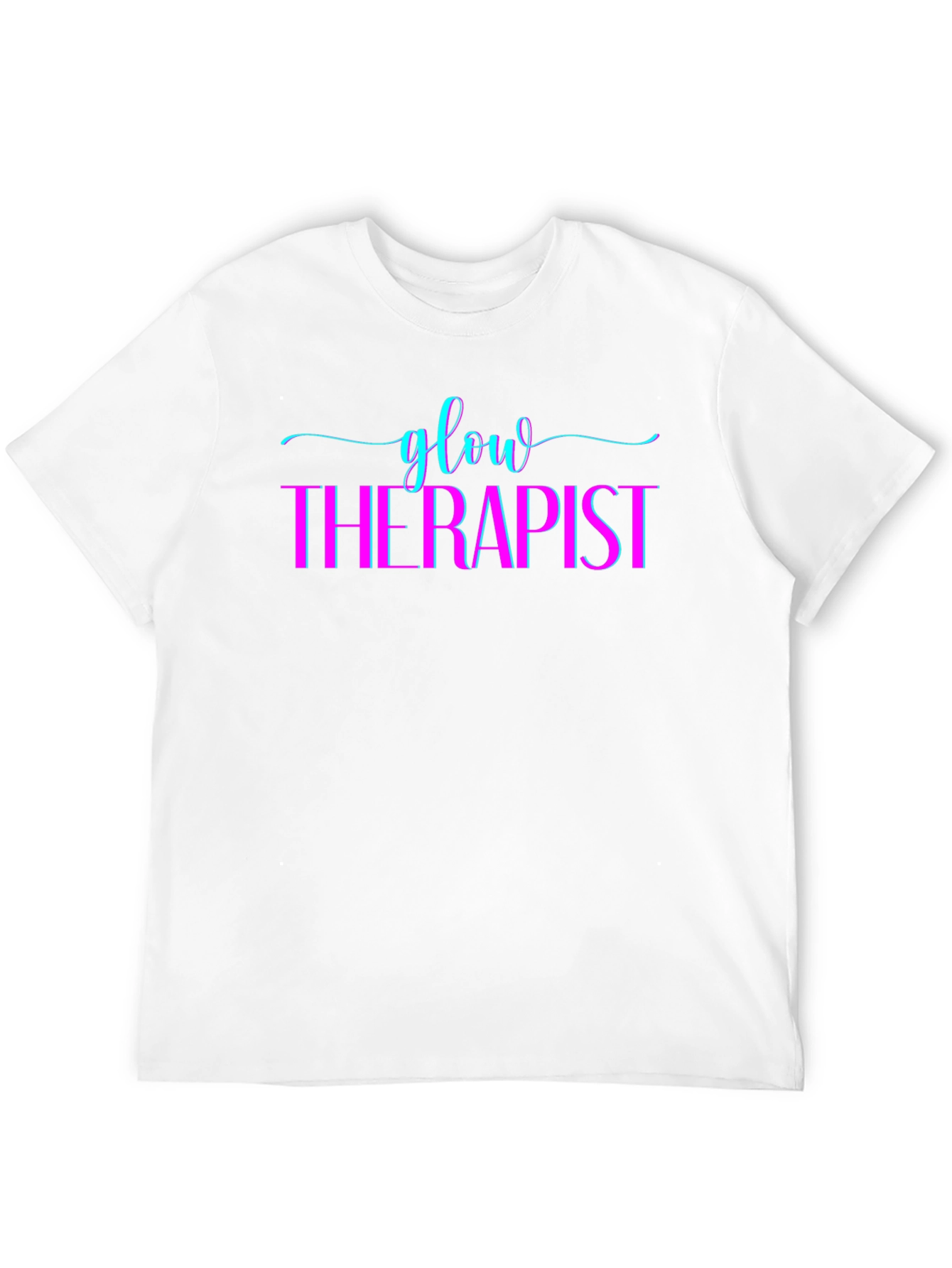 Glow Therapist Graphic Black T-Shirt