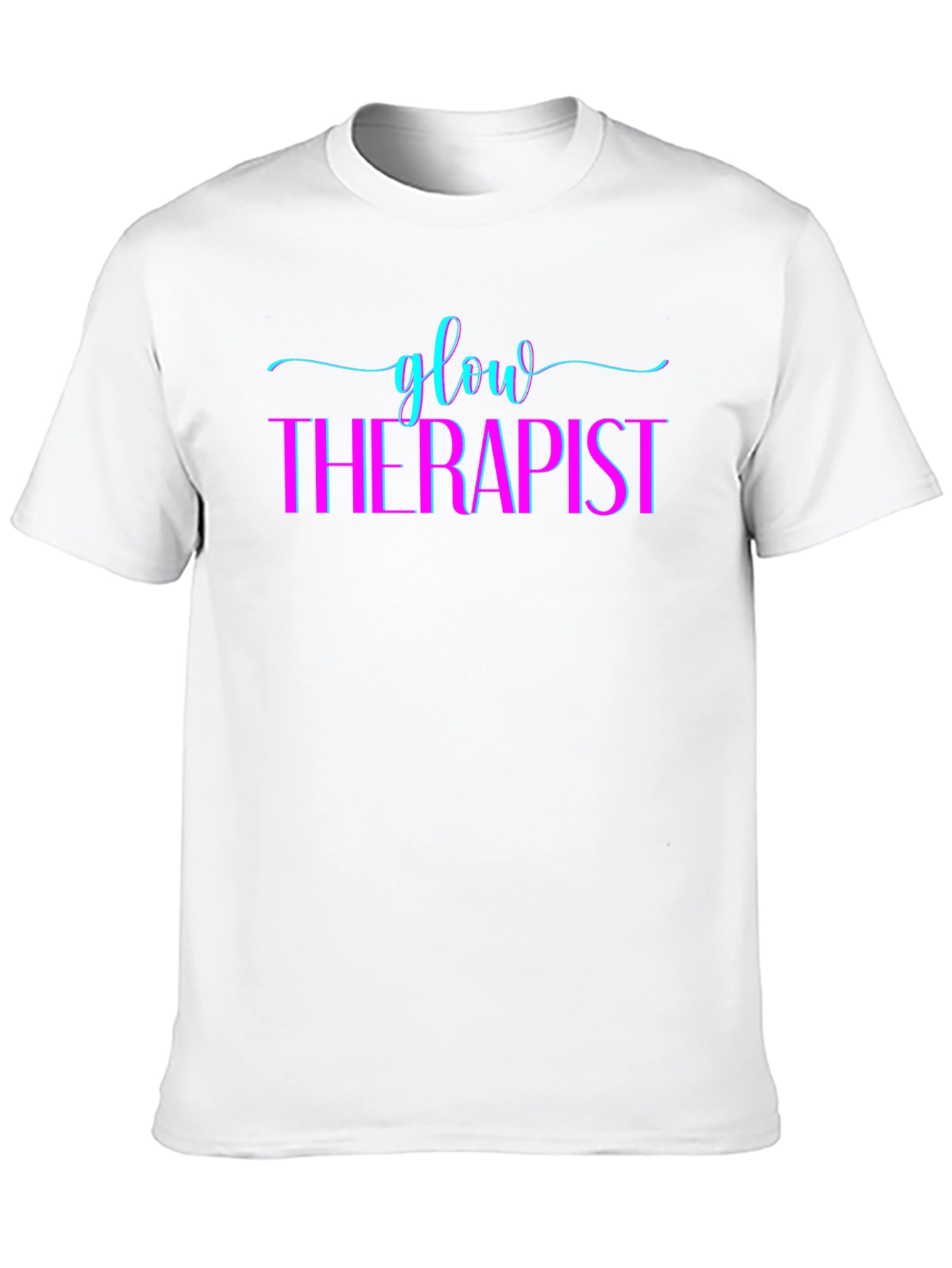 Glow Therapist Graphic Black T-Shirt