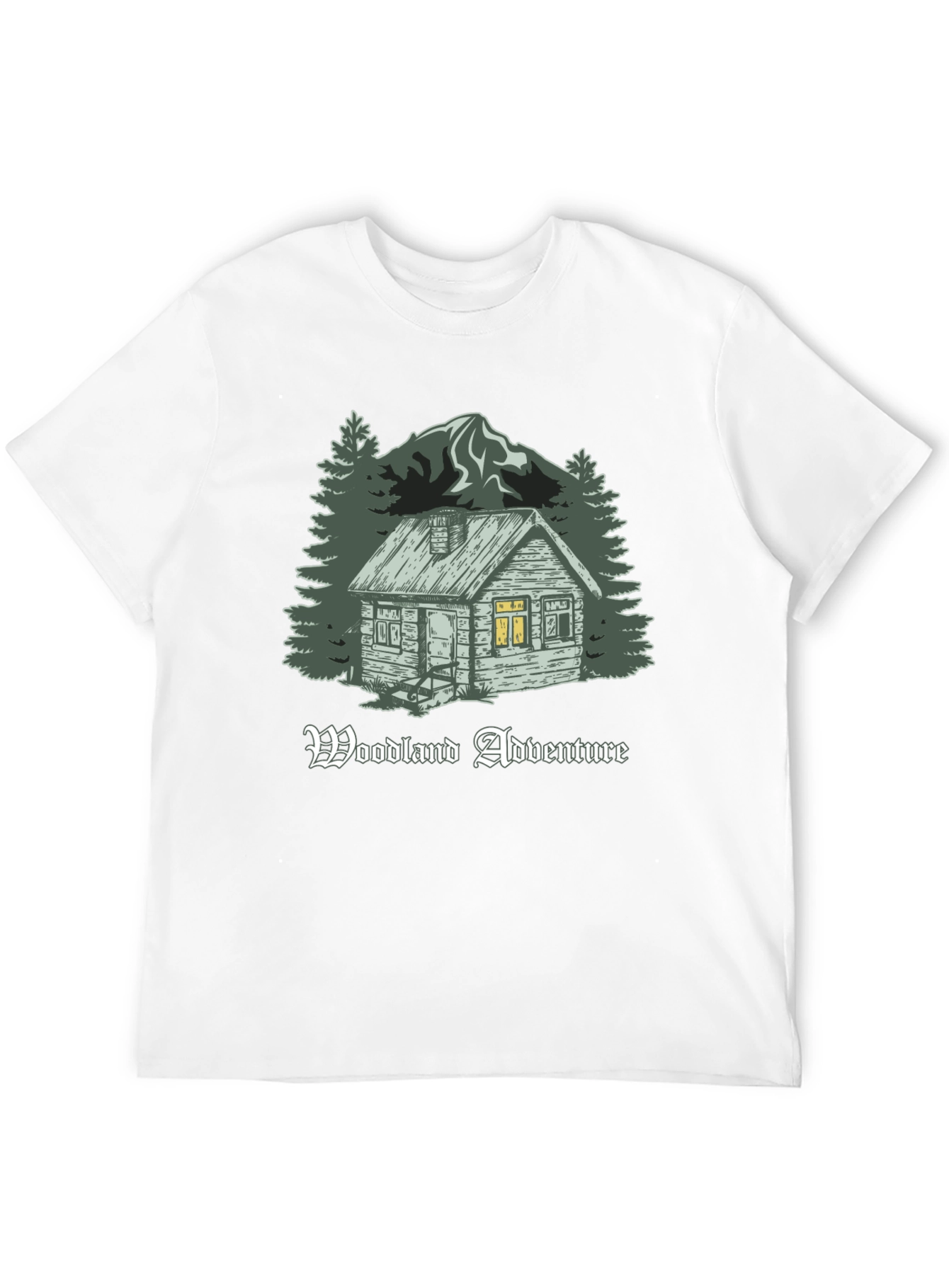 Woodland Adventure Cabin Graphic T-Shirt