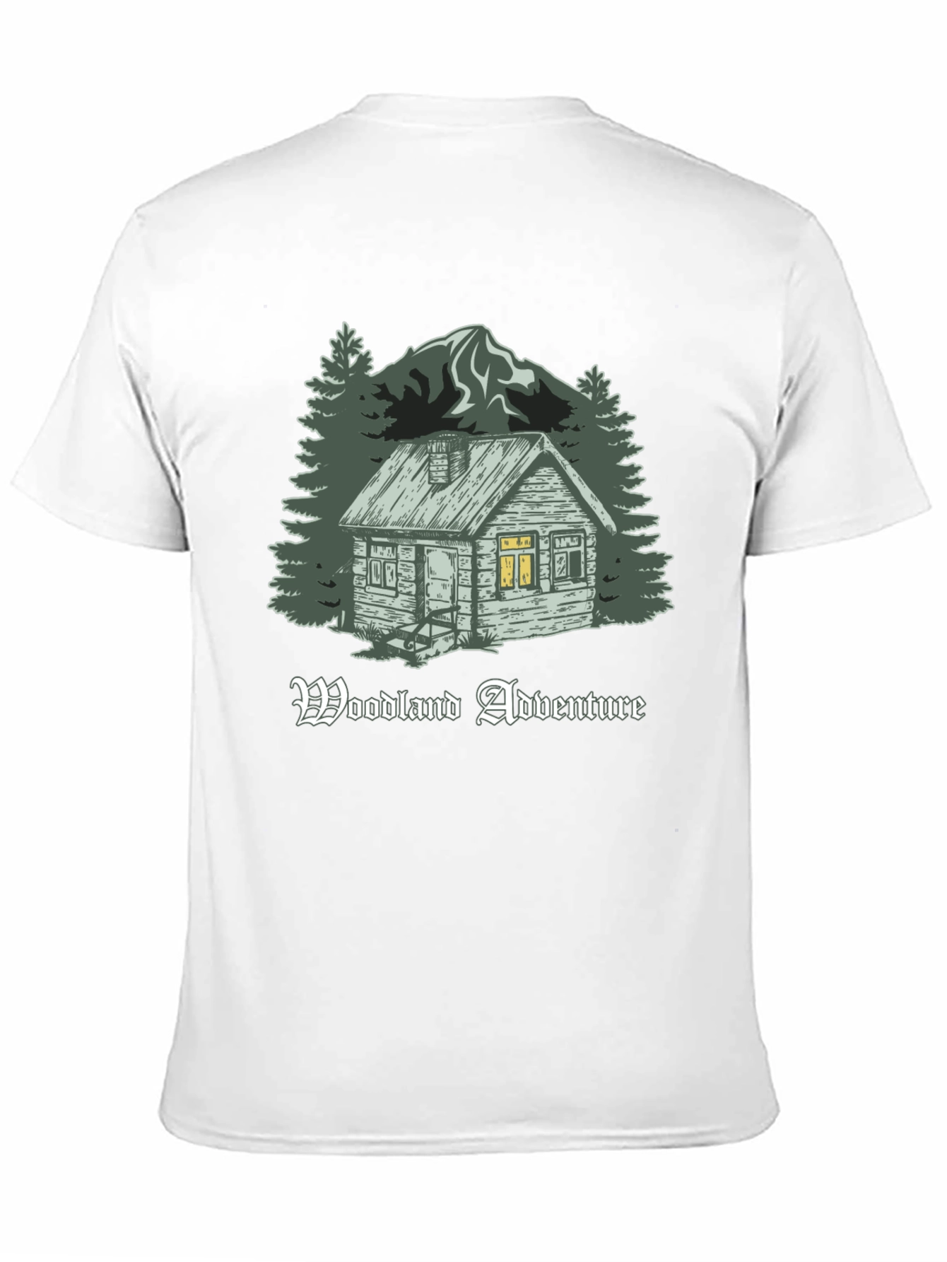 Woodland Adventure Cabin Graphic T-Shirt