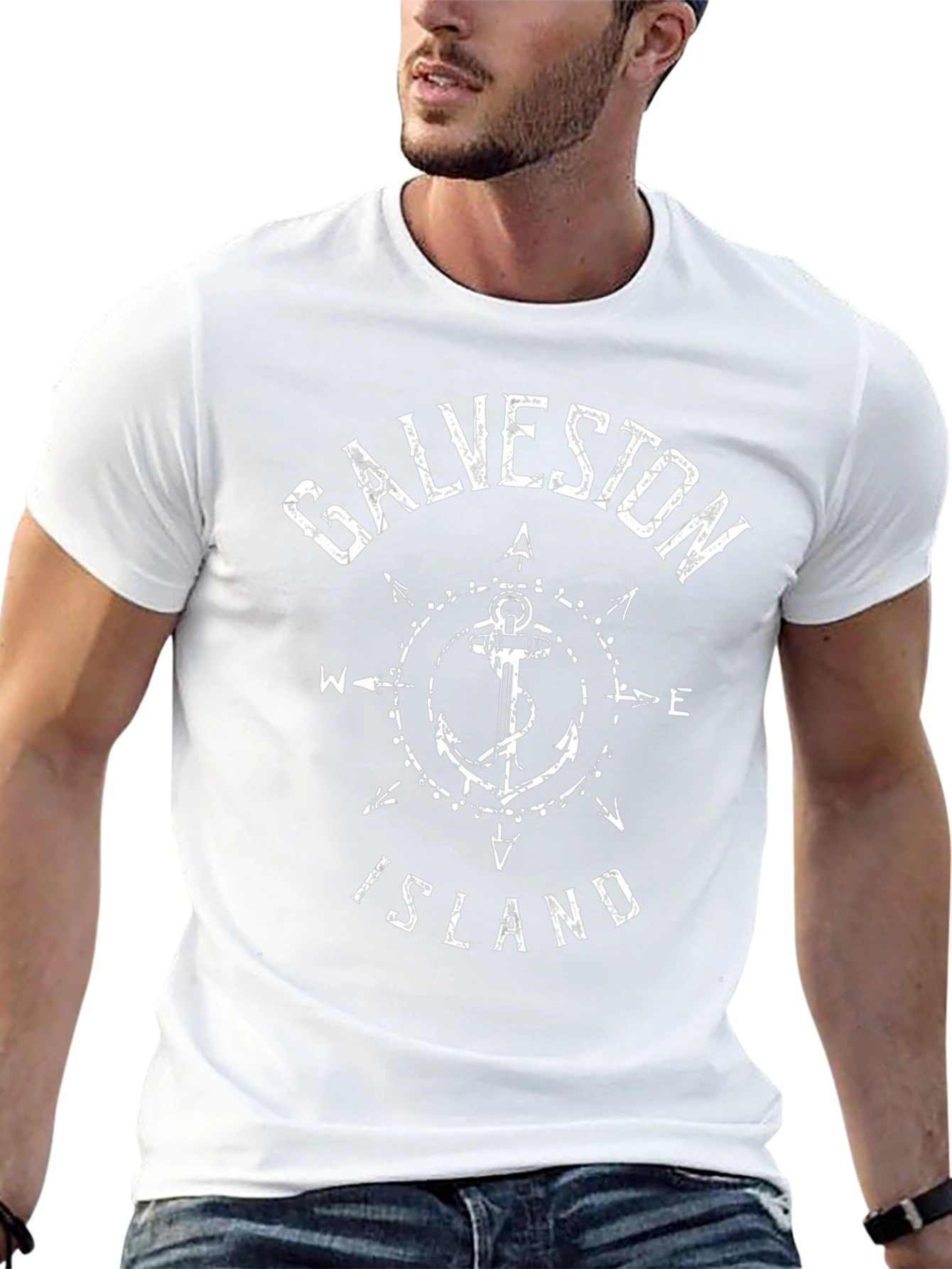 Galveston Island Anchor T-Shirt