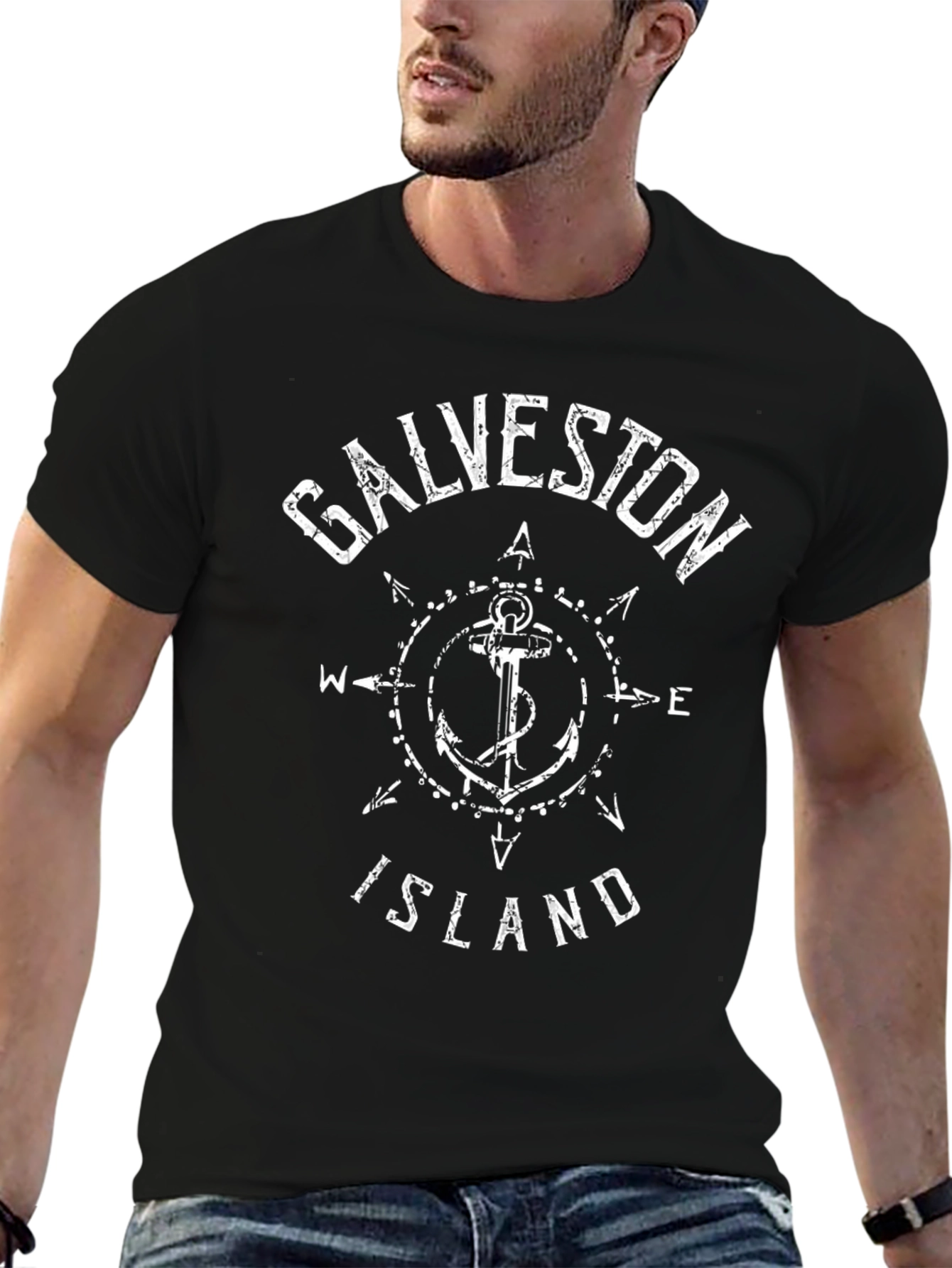 Galveston Island Anchor T-Shirt