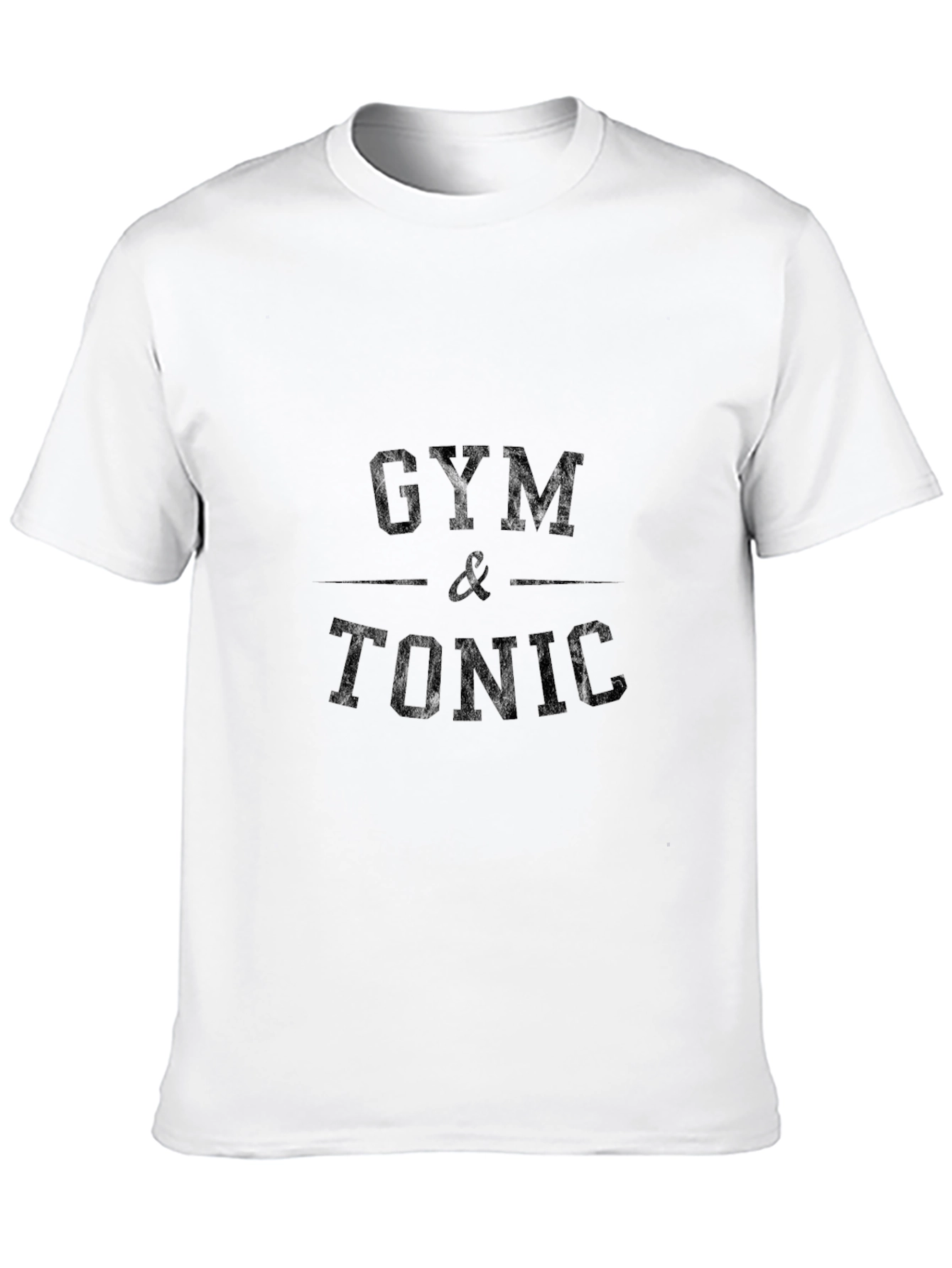 Gym & Tonic Black Graphic T-Shirt