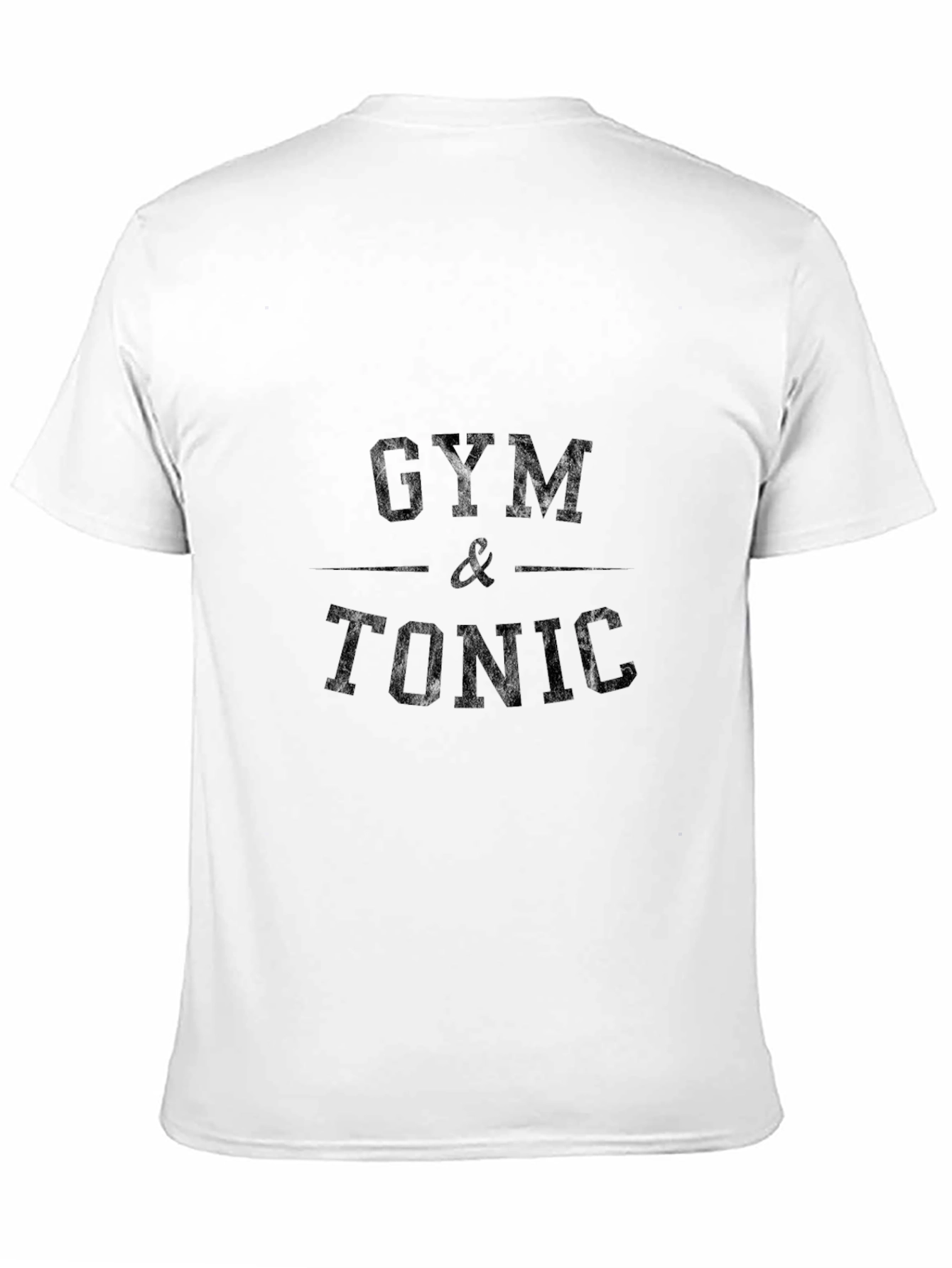 Gym & Tonic Black Graphic T-Shirt