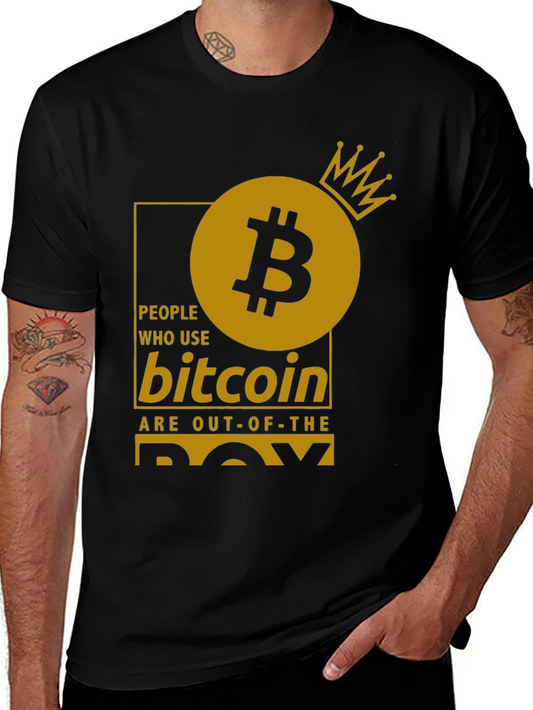 Bitcoin King T-Shirt - Crypto Out of the Box Tee
