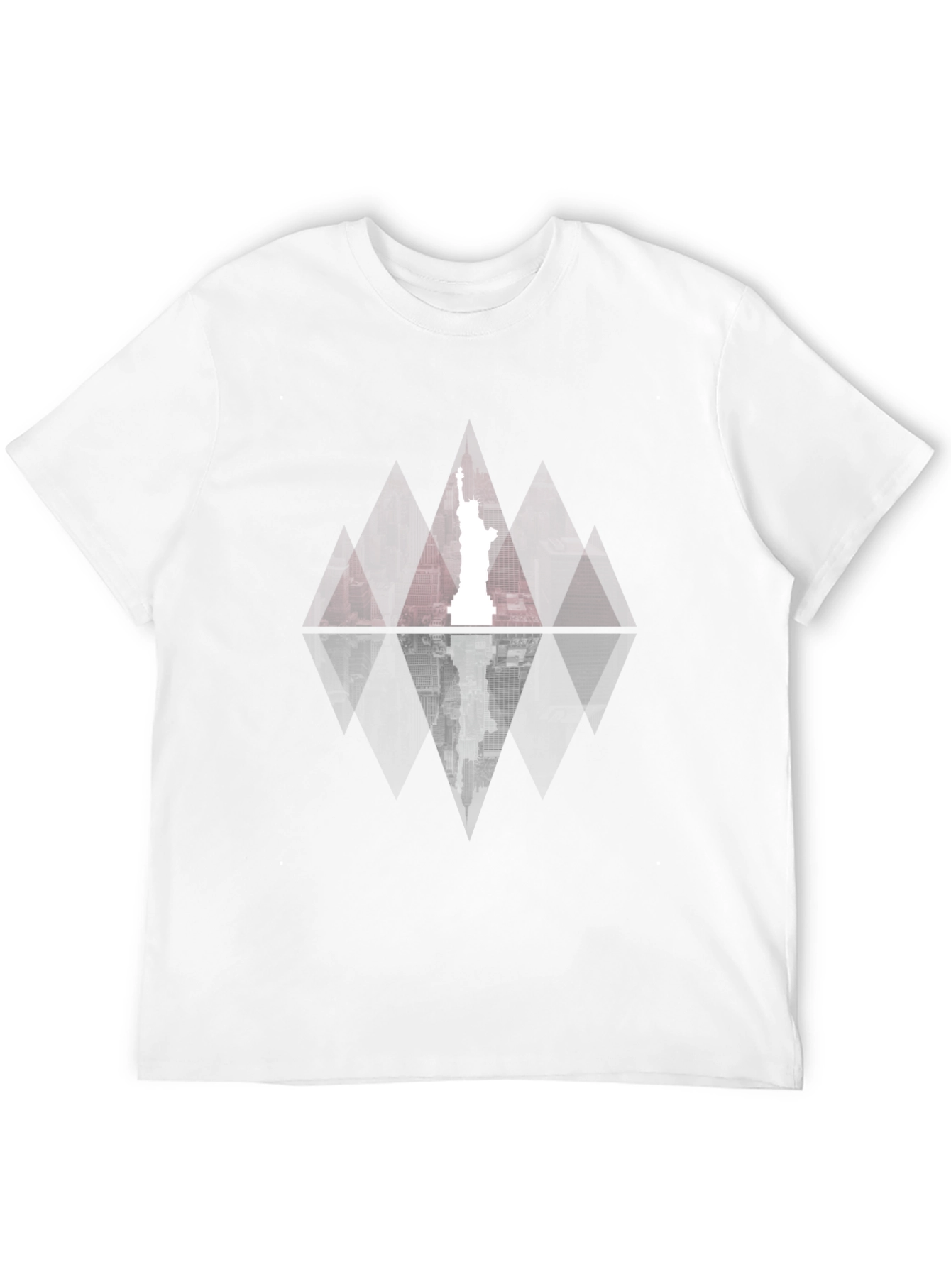 Statue of Liberty Geometric Graphic Tee