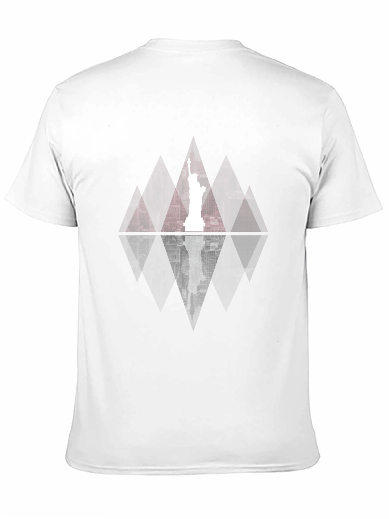 Statue of Liberty Geometric Graphic Tee