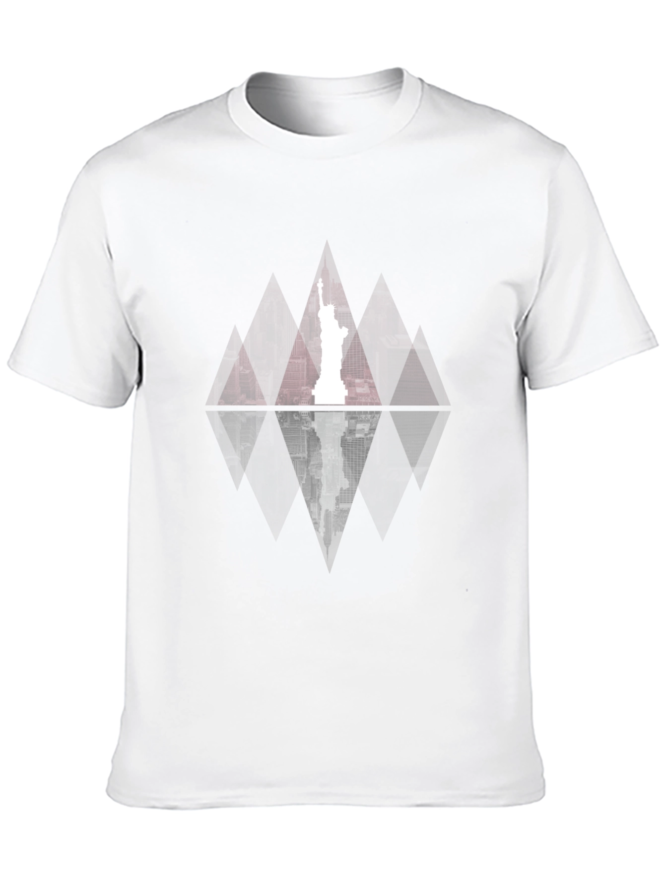 Statue of Liberty Geometric Graphic Tee