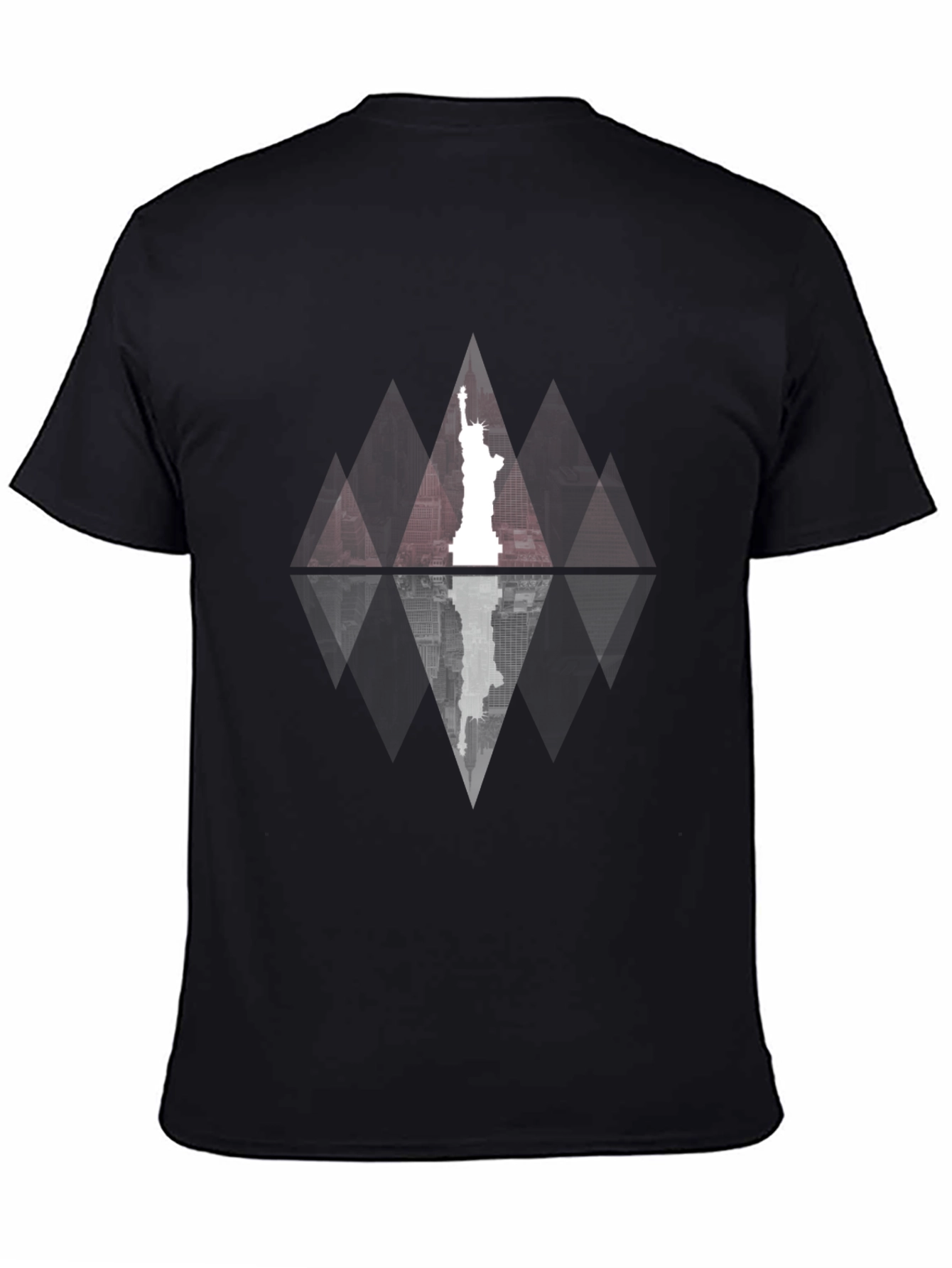 Statue of Liberty Geometric Graphic Tee