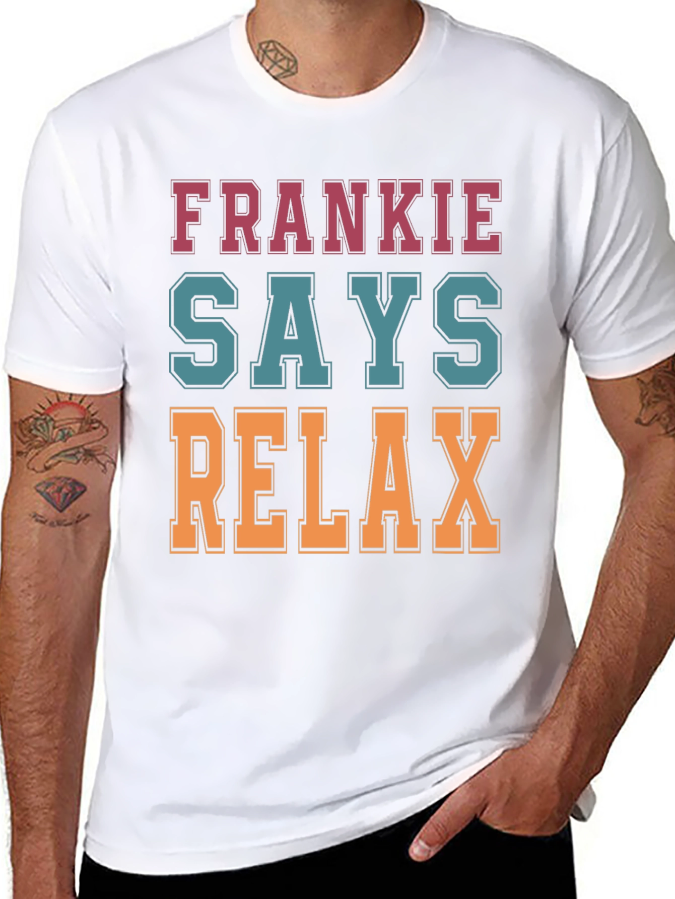 Frankie Says Relax Tee - Retro Style