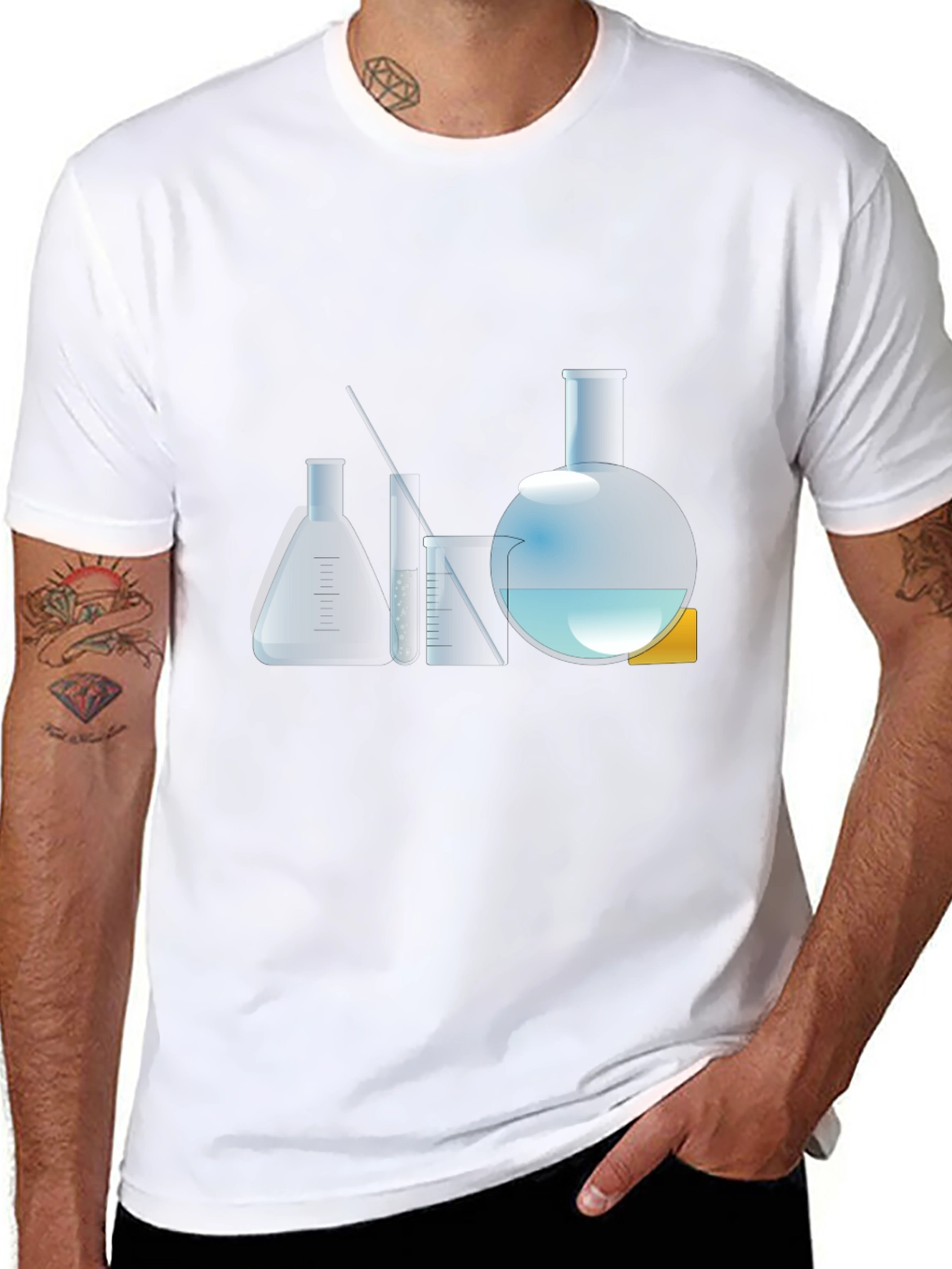 Science Flask T-Shirt - Cool Chemistry Design