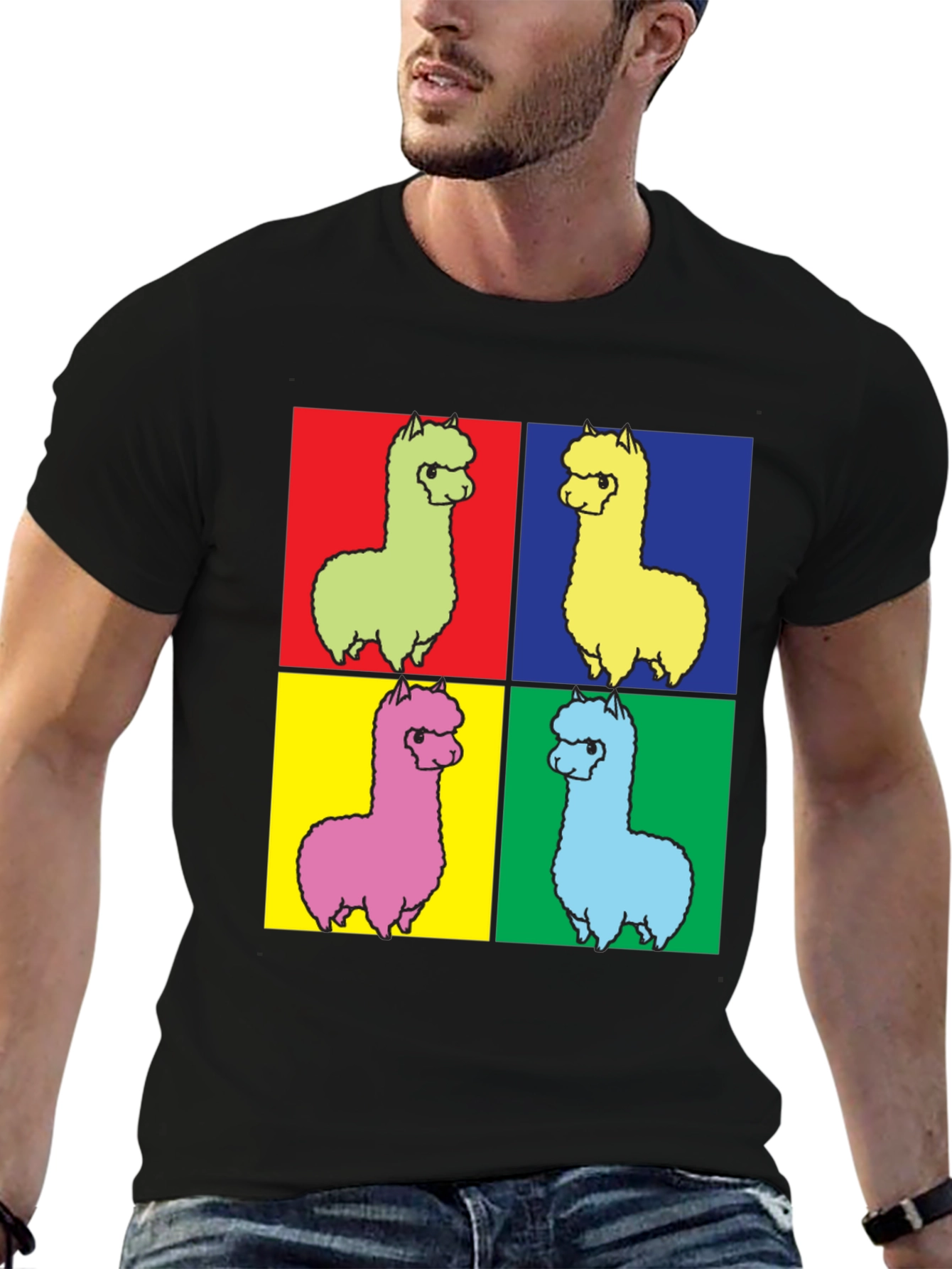 Pop Art Alpaca T-Shirt