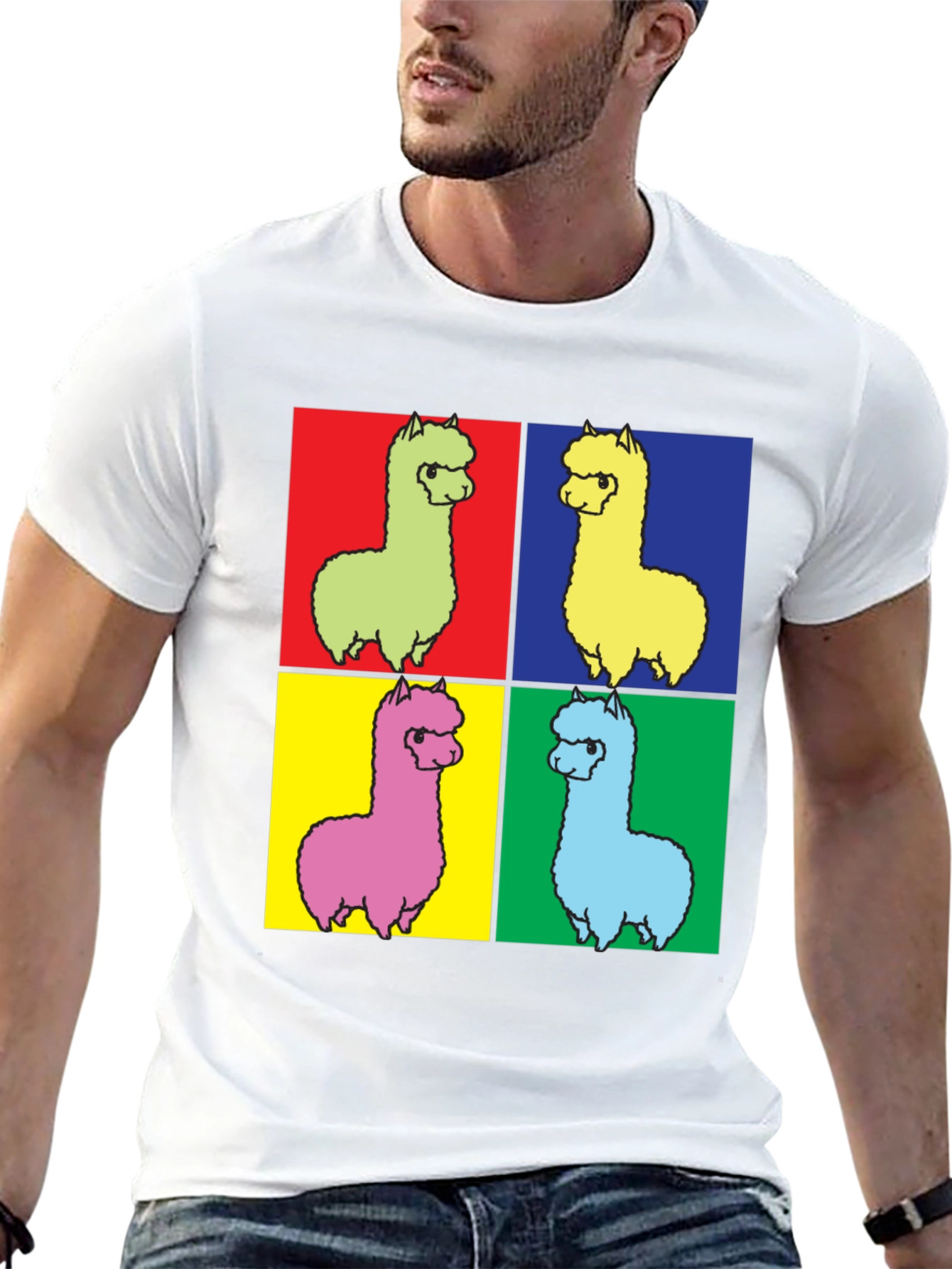 Pop Art Alpaca T-Shirt
