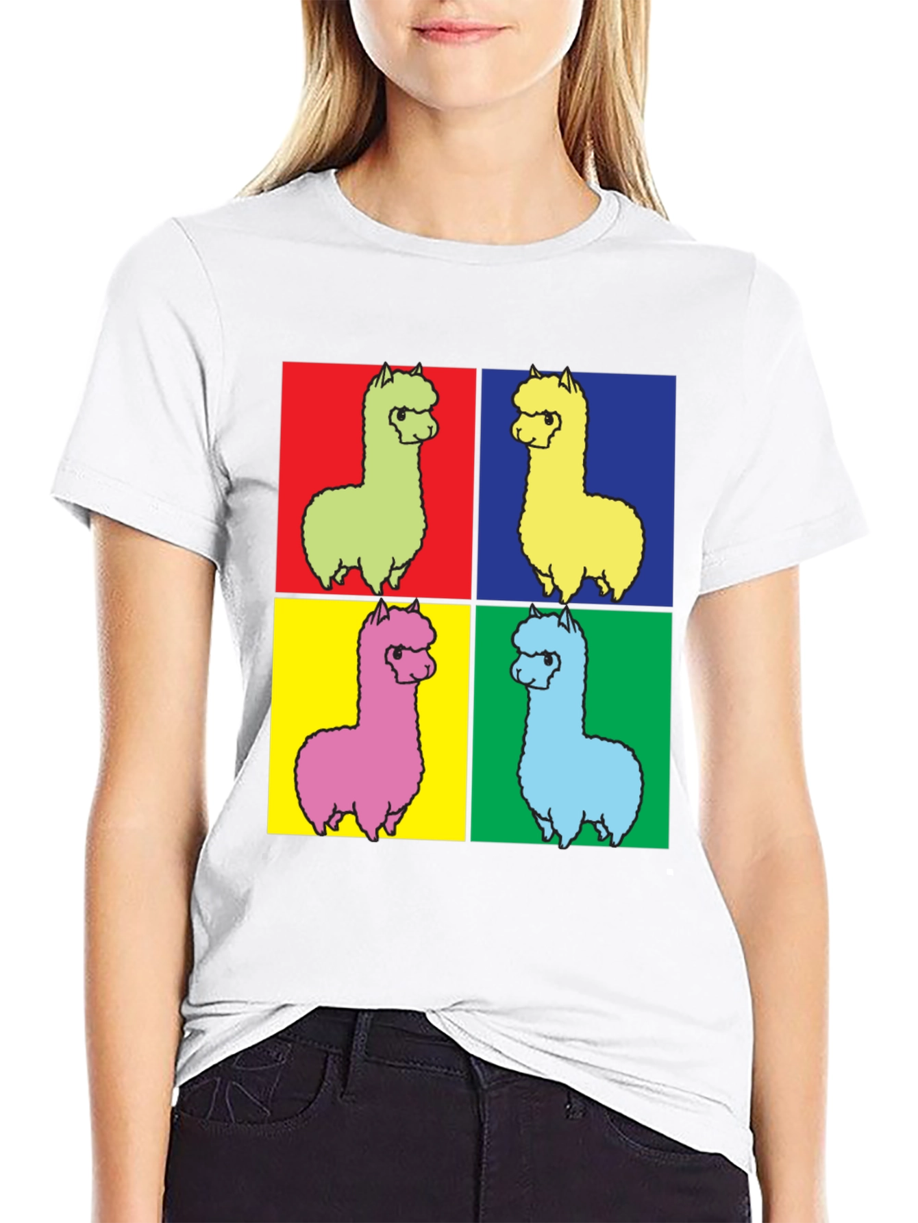 Pop Art Alpaca T-Shirt